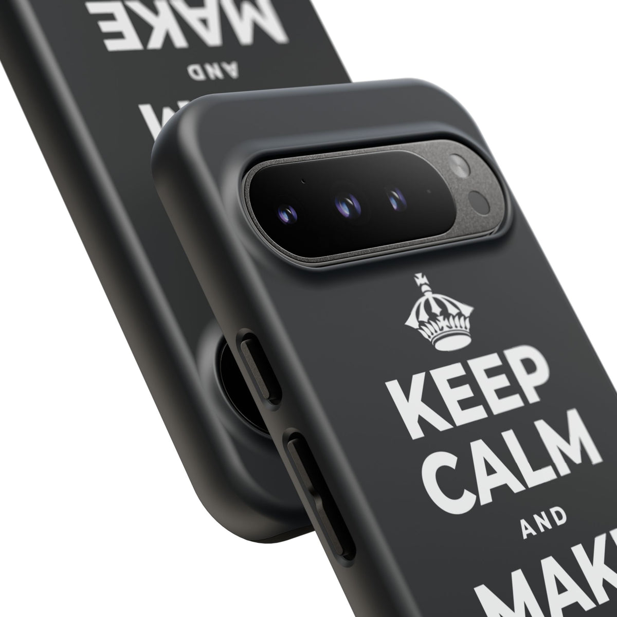 KEEP CALM AND MAKE YOUR MOVE Phone Case (Dark)