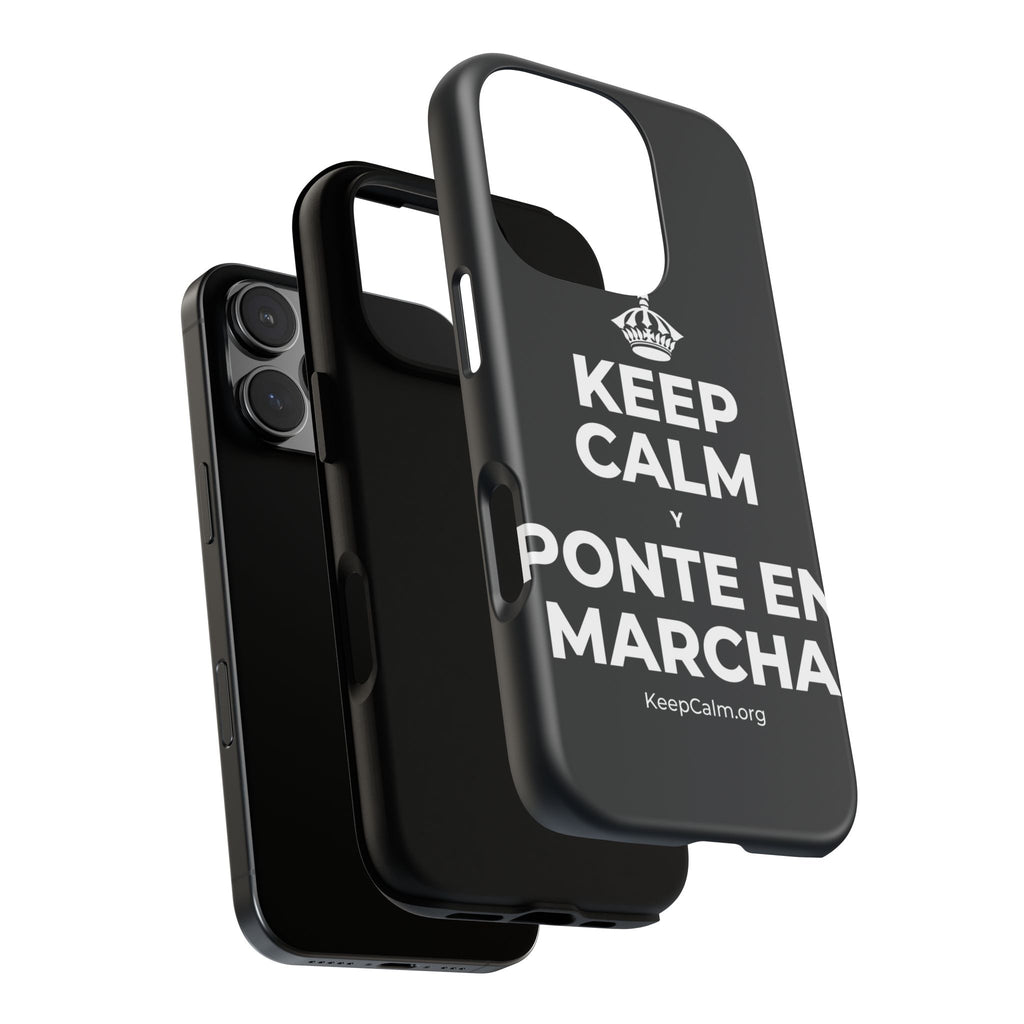 KEEP CALM Y PONTE EN MARCHA Phone Case (Dark)