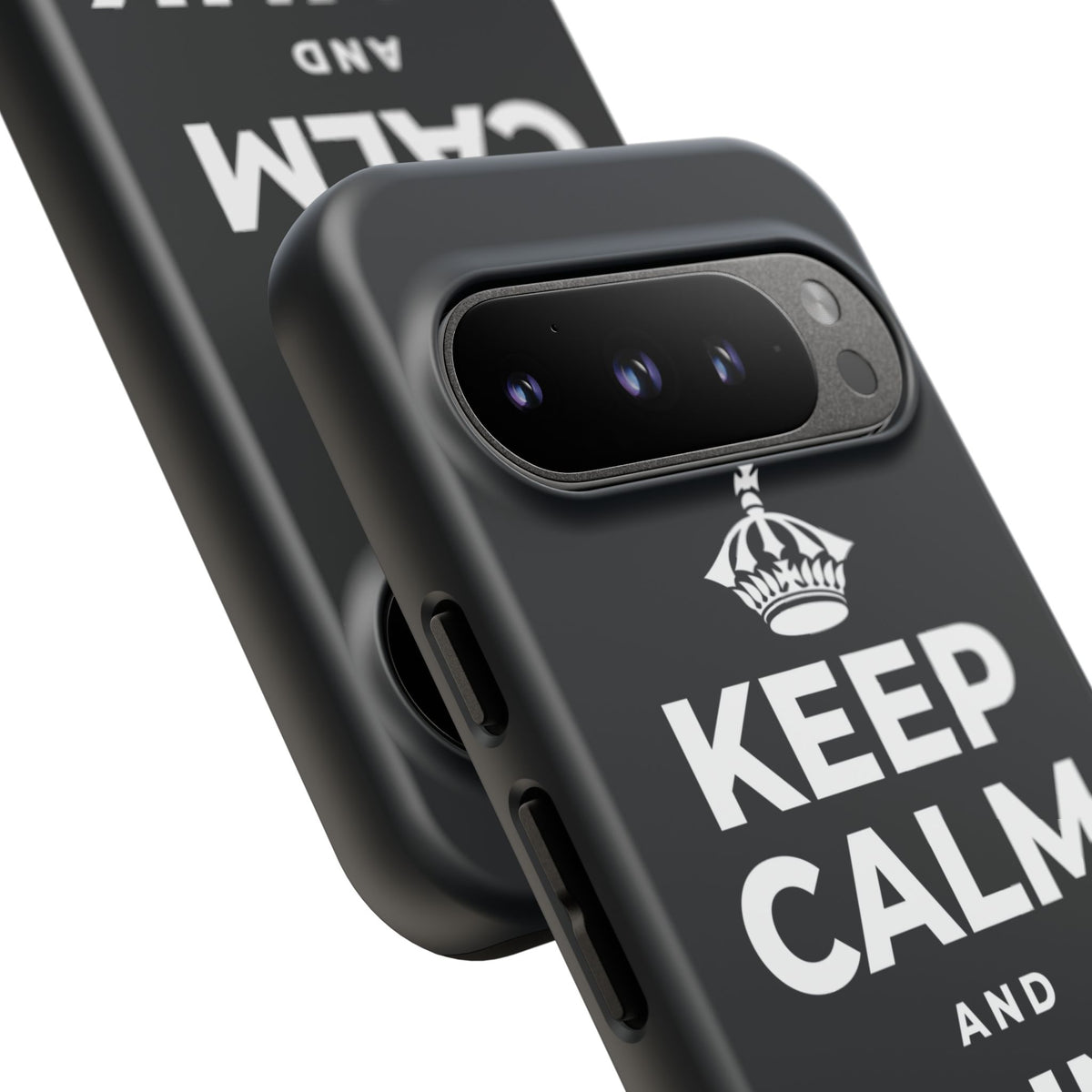 KEEP CALM AND DRINK WATER Phone Case (Dark)