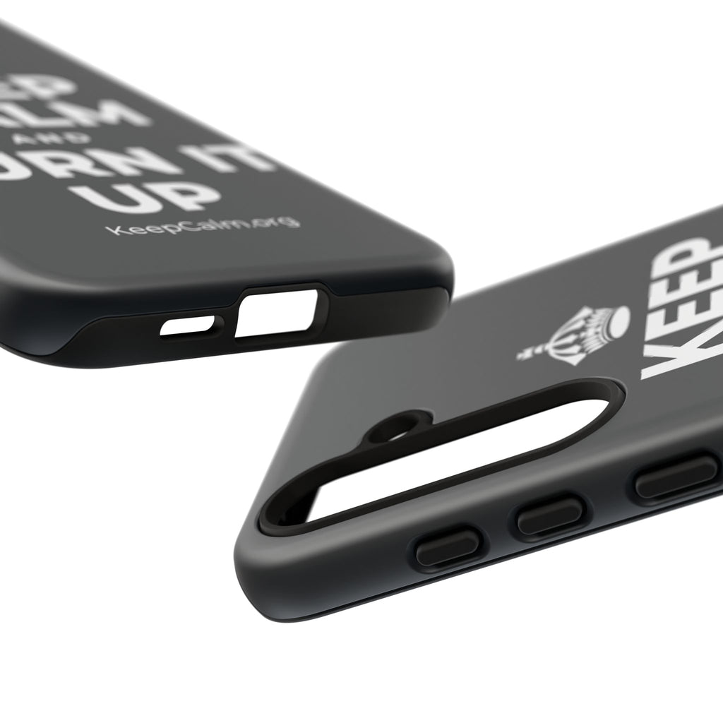 KEEP CALM AND TURN IT UP Phone Case (Dark)