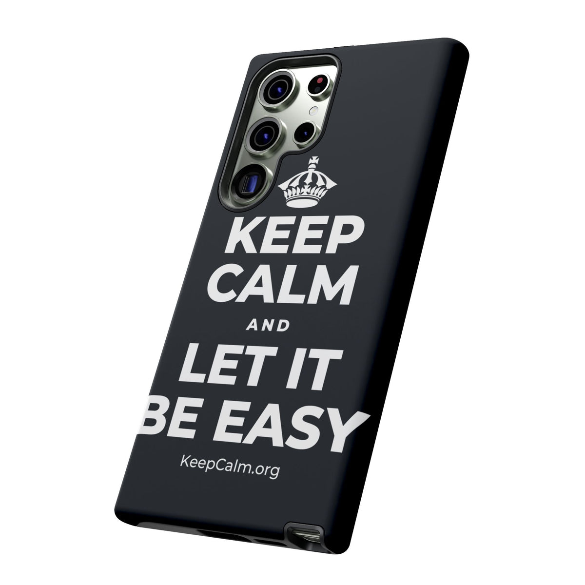 KEEP CALM AND LET IT BE EASY Phone Case (Dark)