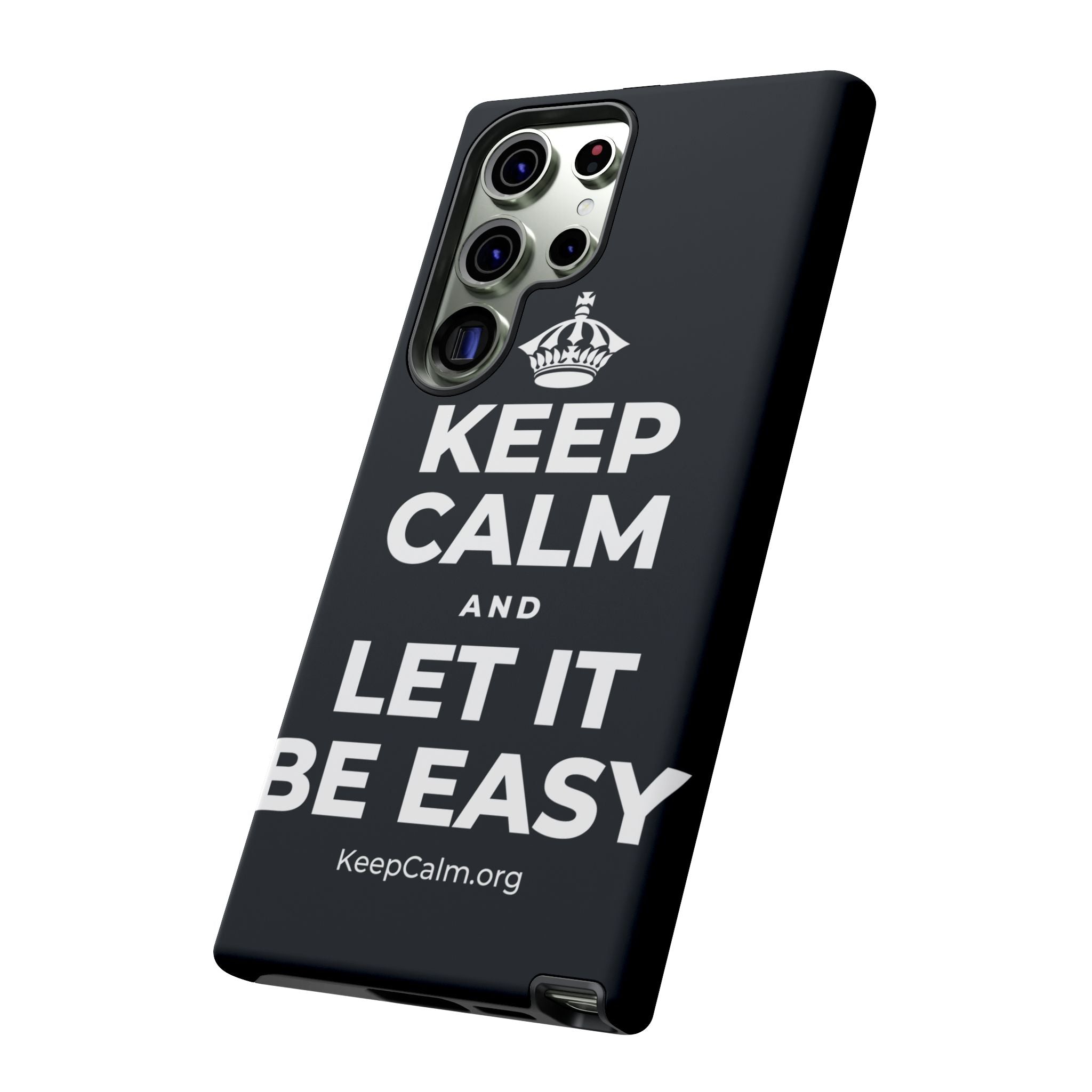 KEEP CALM AND LET IT BE EASY Phone Case (Dark)