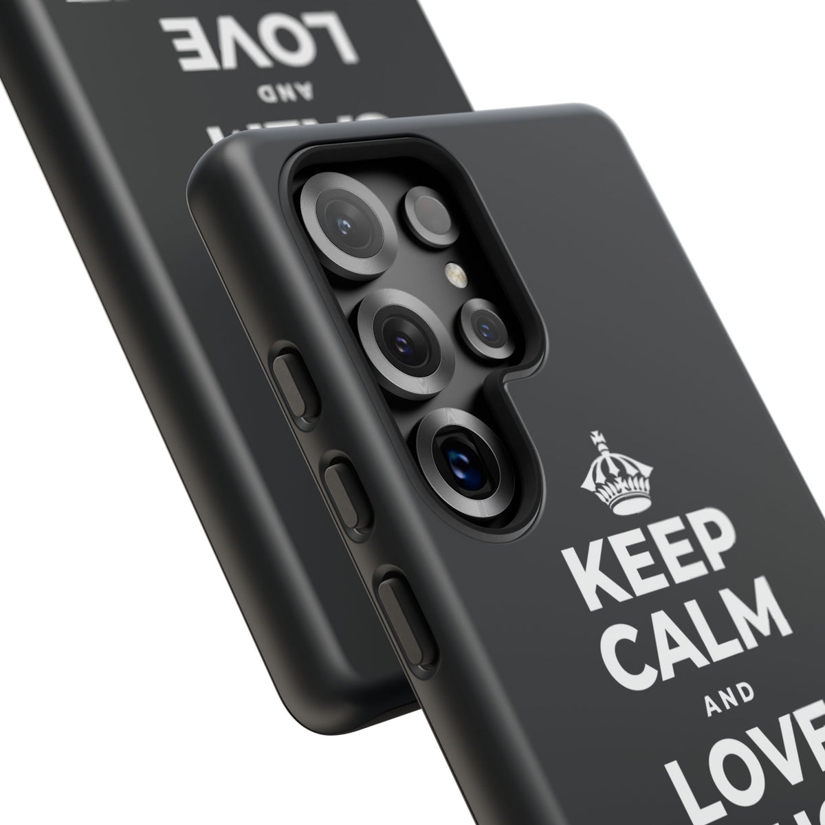 KEEP CALM AND LOVE WITHOUT POSSESSION Phone Case (Dark)