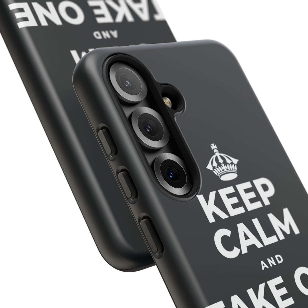 KEEP CALM AND TAKE ONE GOOD DAY AT A TIME Phone Case (Dark)
