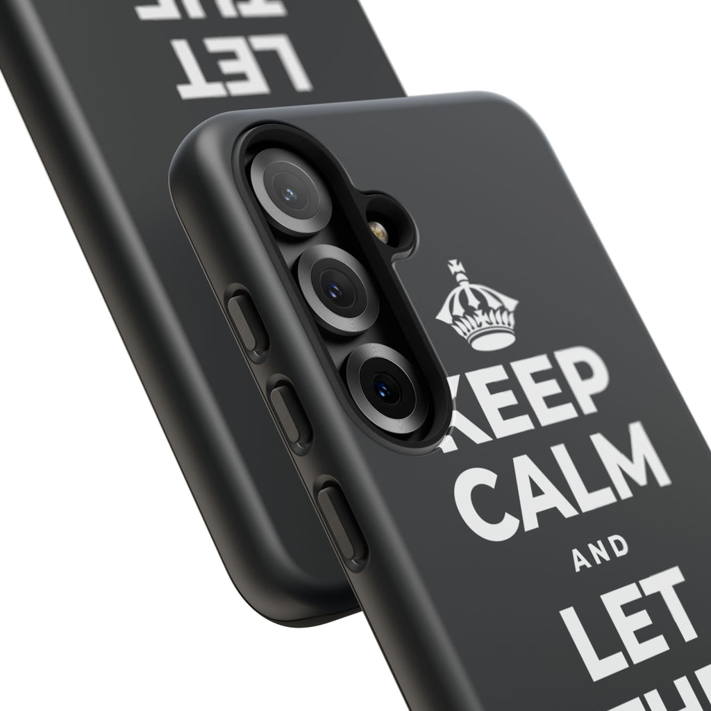KEEP CALM AND LET THE SMILE OUT Phone Case (Dark)