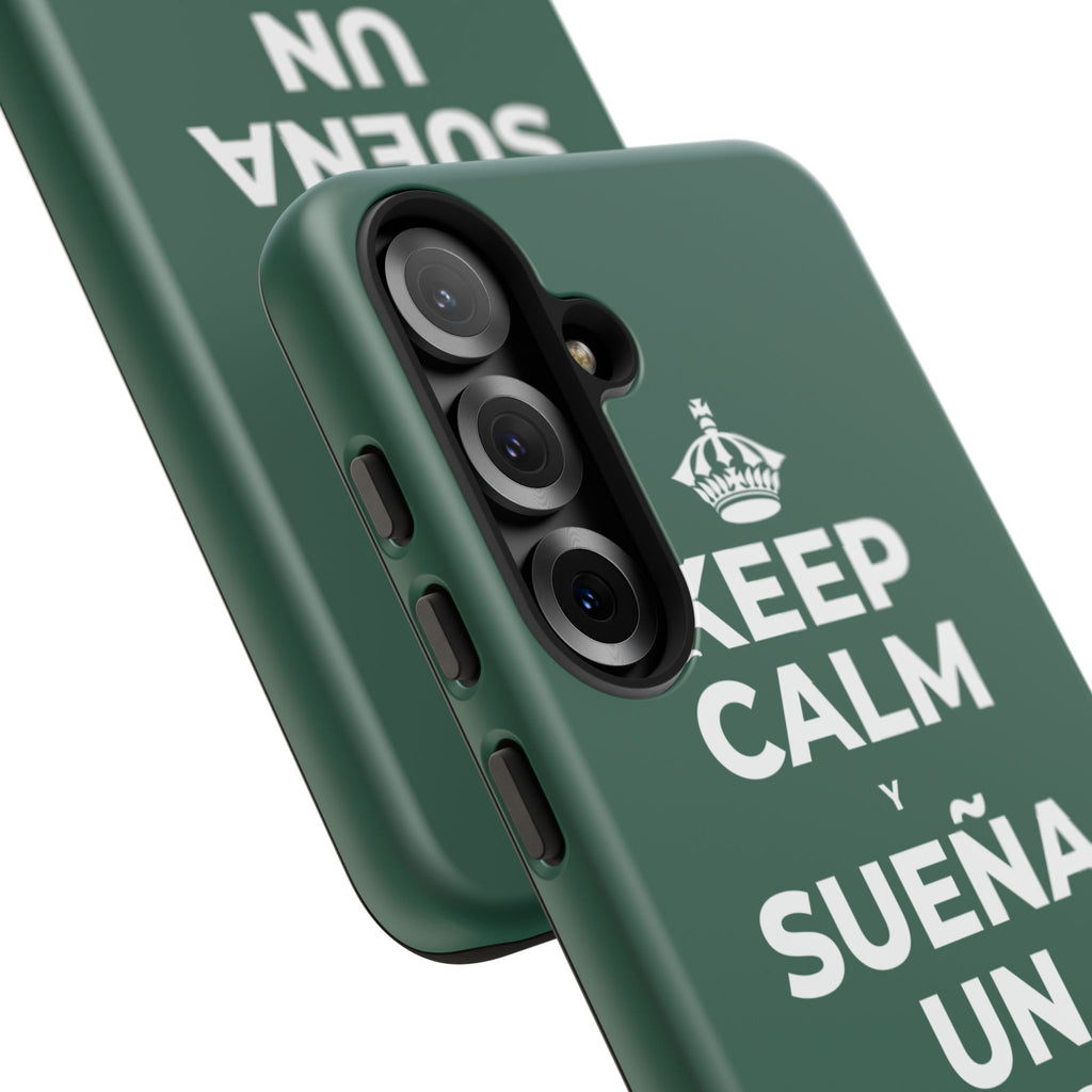 KEEP CALM Y SUEÑA UN POCO MÁS GRANDE Phone Case