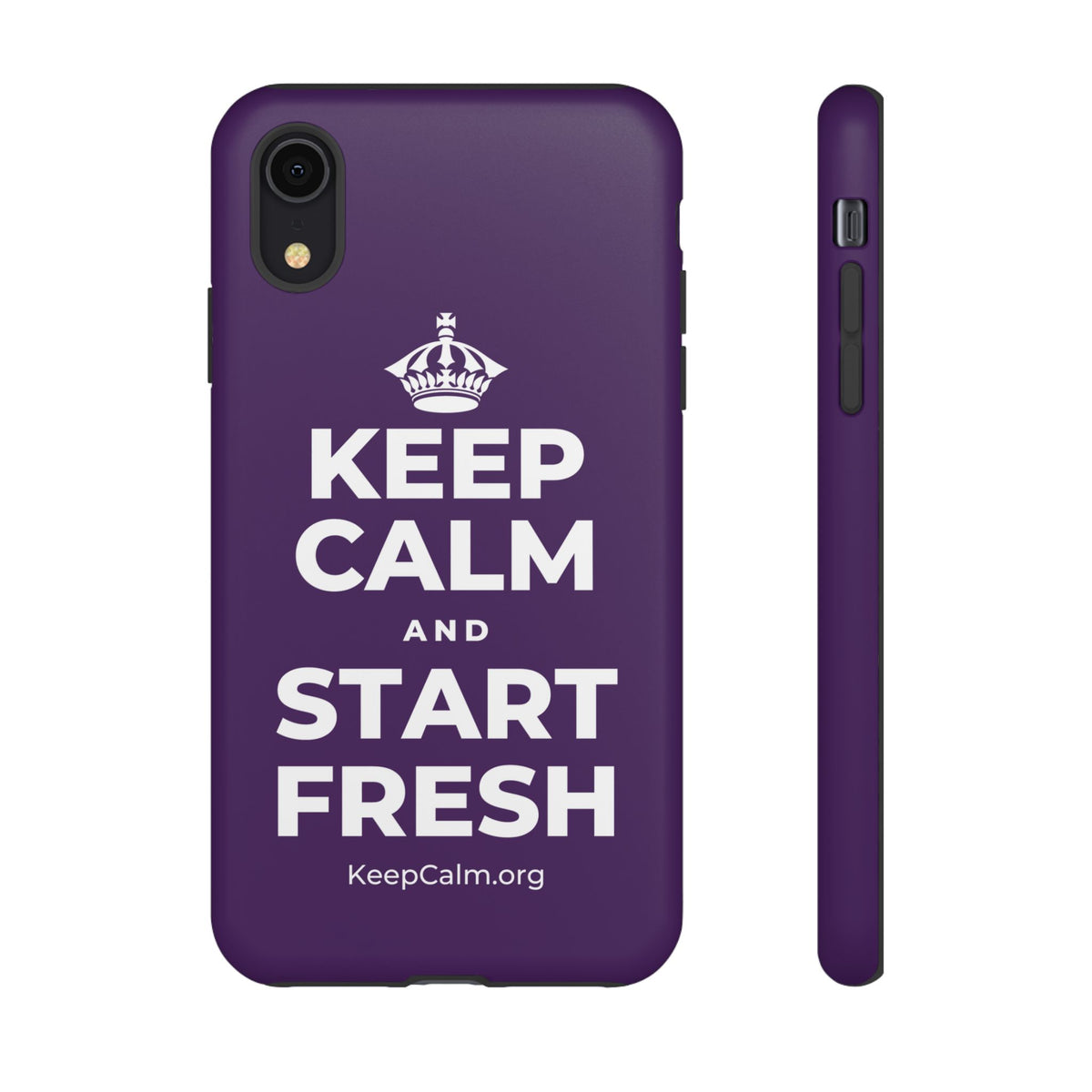 KEEP CALM AND START FRESH Phone Case