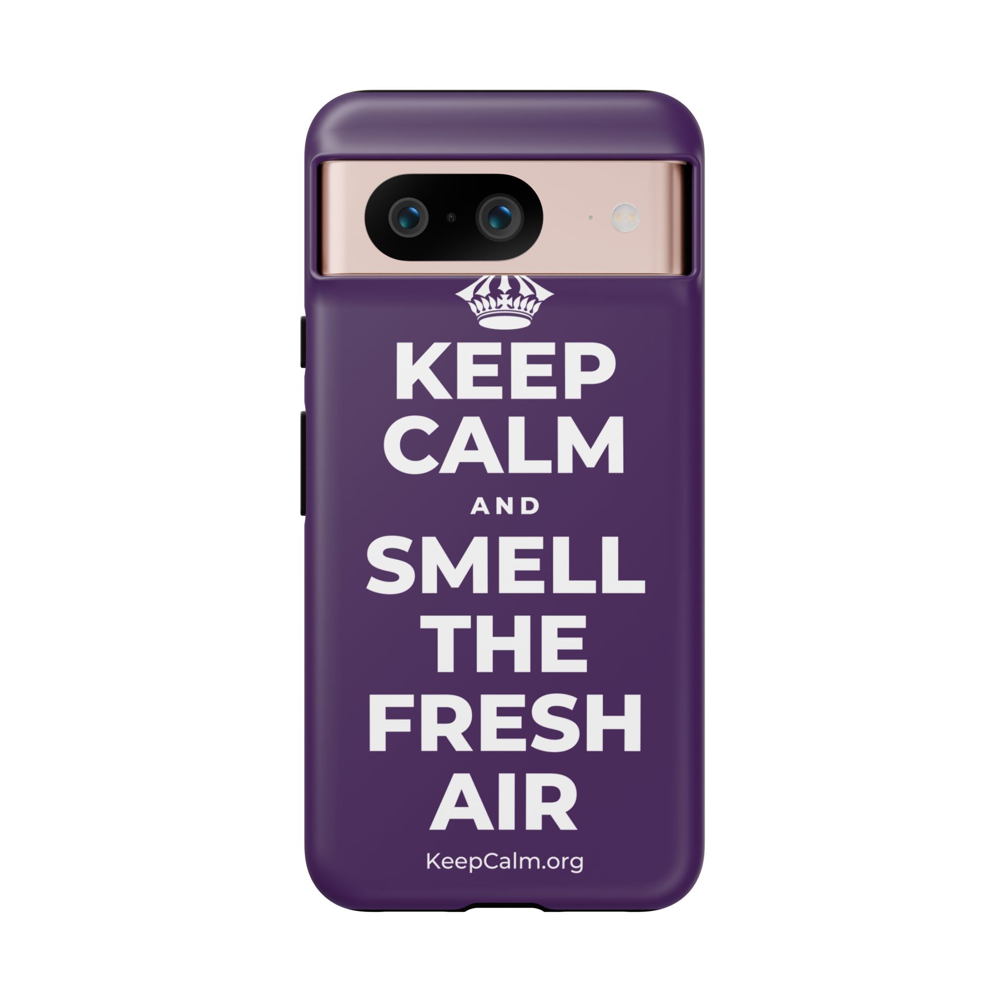KEEP CALM AND SMELL THE FRESH AIR Phone Case