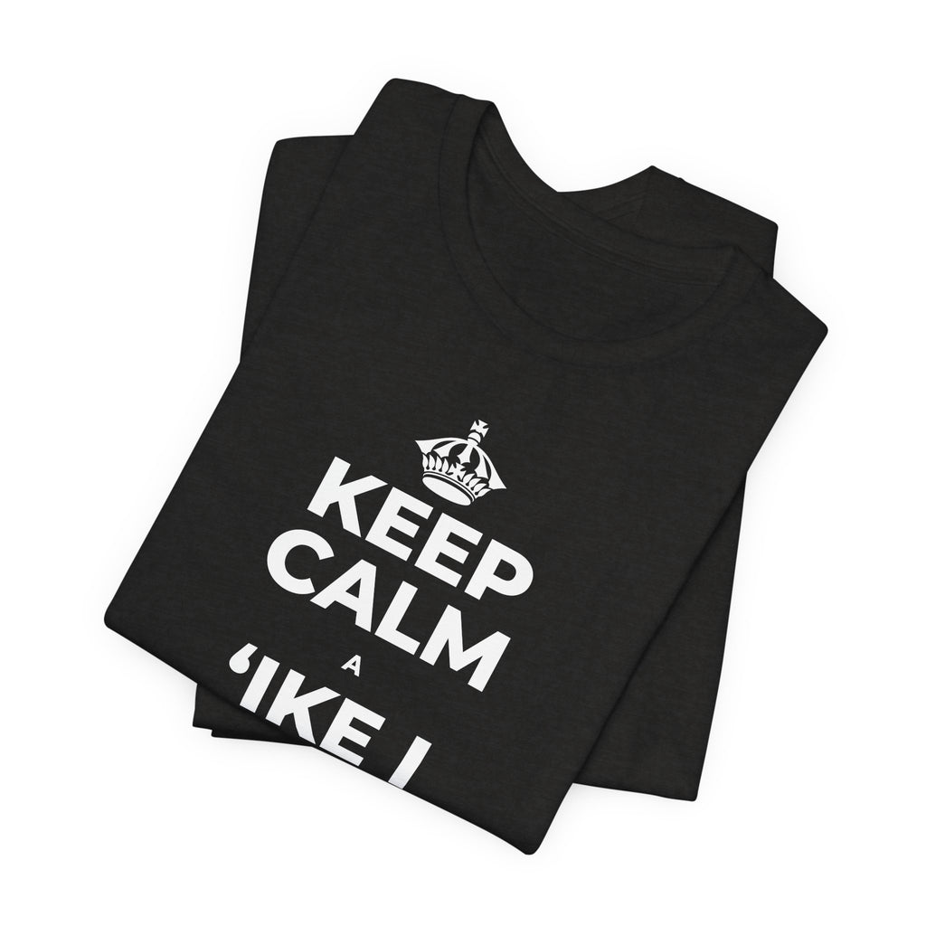 KEEP CALM A ʻIKE I NĀ MEA LIʻILIʻI T-Shirt (Soft Cream–Heather Mauve)