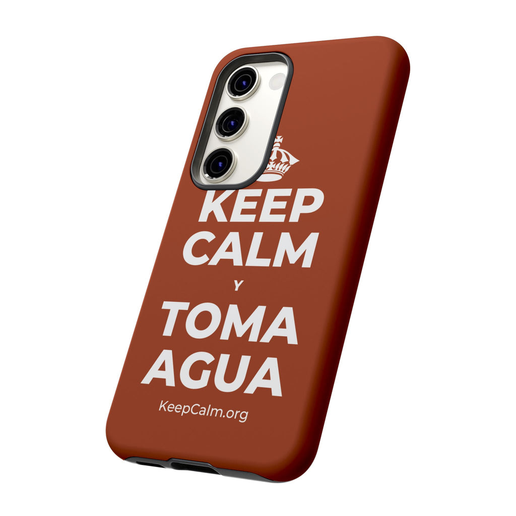 KEEP CALM Y TOMA AGUA Phone Case