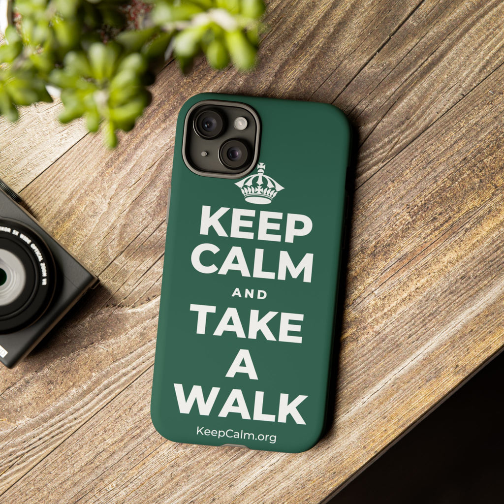 KEEP CALM AND TAKE A WALK Phone Case