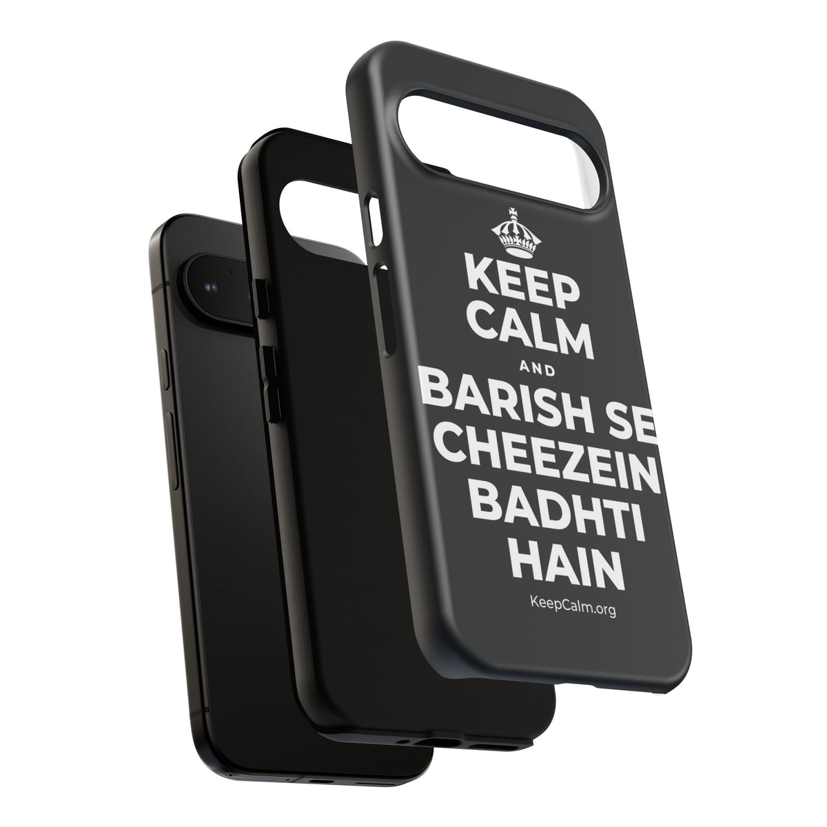 KEEP CALM AND BARISH SE CHEEZEIN BADHTI HAIN Phone Case (Dark)