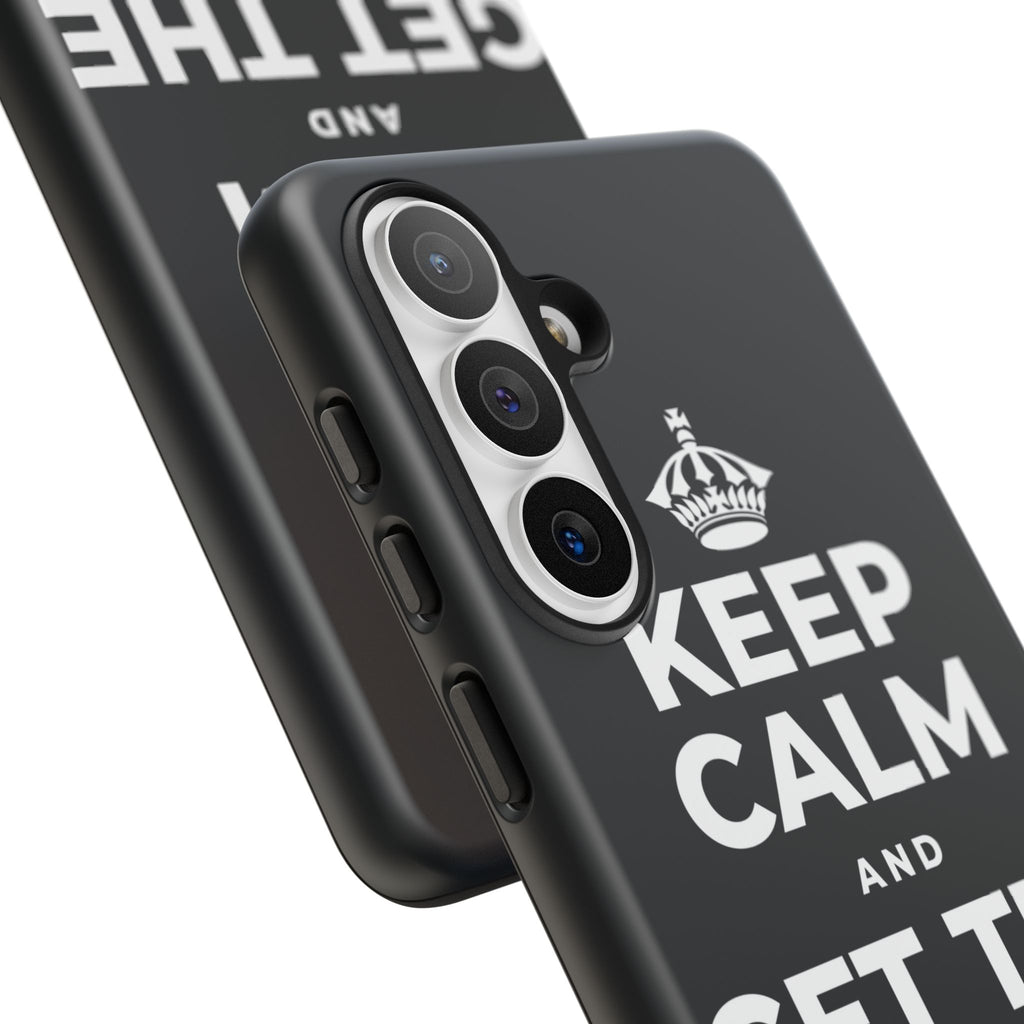 KEEP CALM AND GET THE PARTY STARTED Phone Case (Dark)