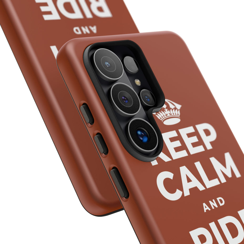 KEEP CALM AND RIDE THE WAVE Phone Case
