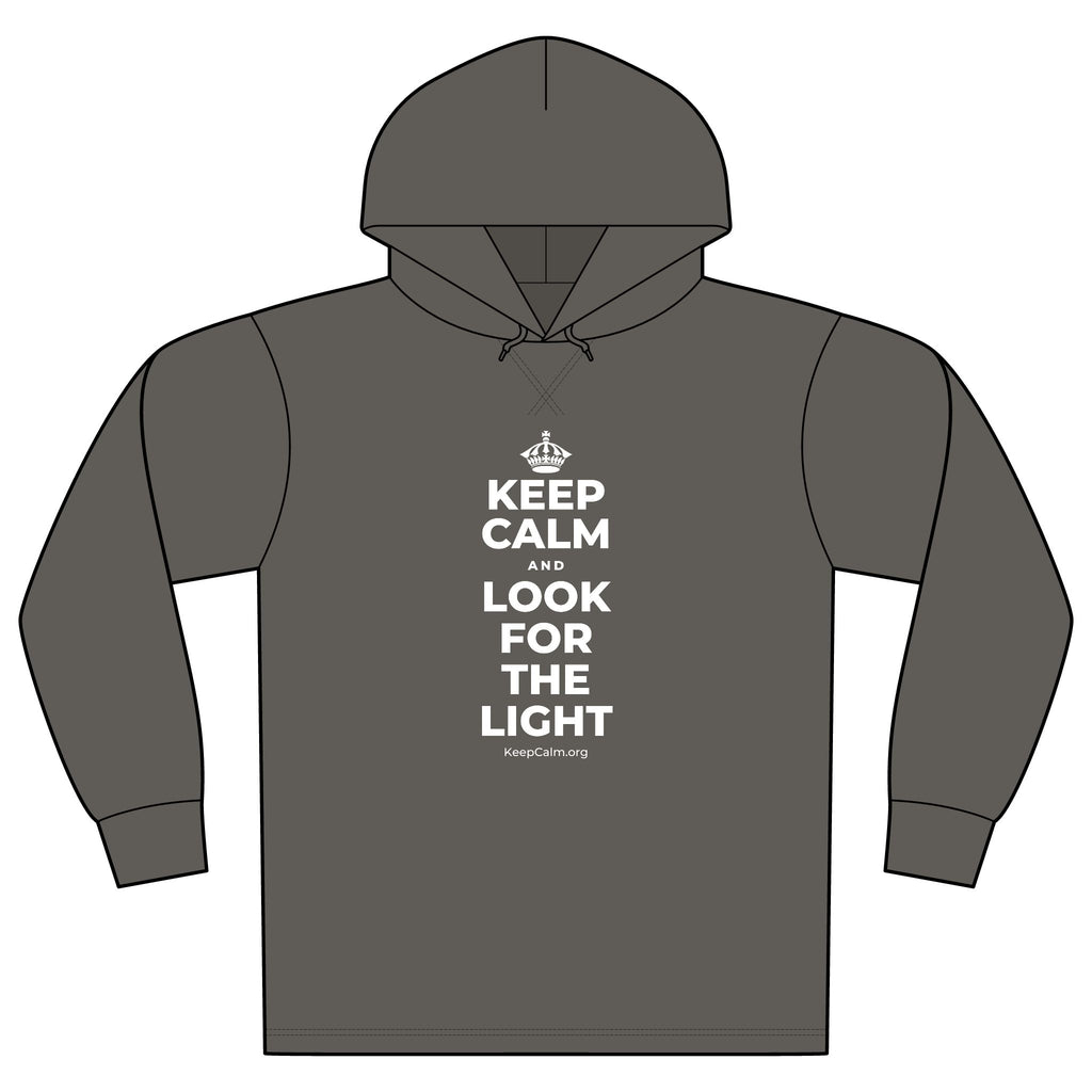 KEEP CALM AND LOOK FOR THE LIGHT Organic Hoodie Tee