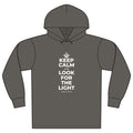 KEEP CALM AND LOOK FOR THE LIGHT Organic Hoodie Tee