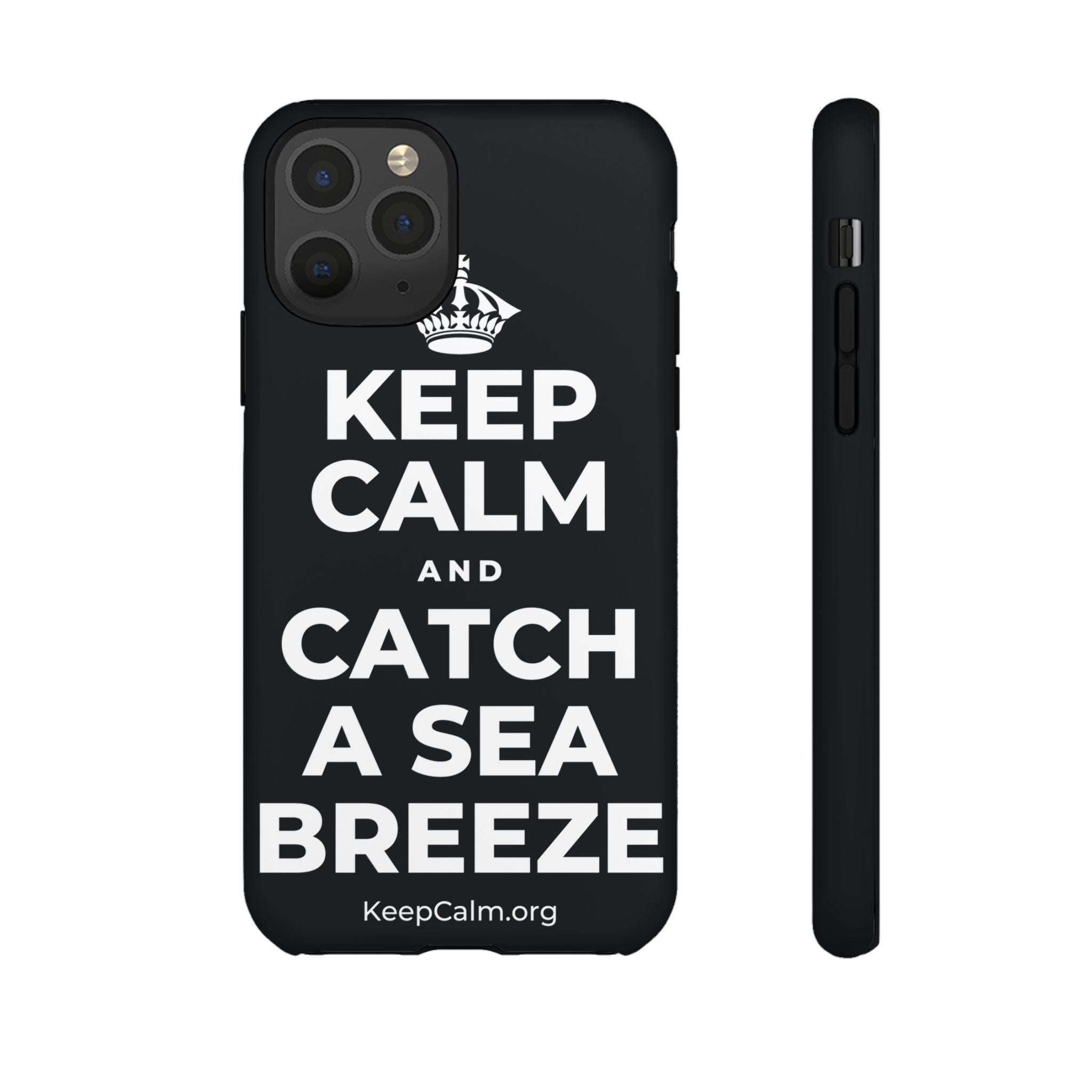 KEEP CALM AND CATCH A SEA BREEZE Phone Case (Dark)