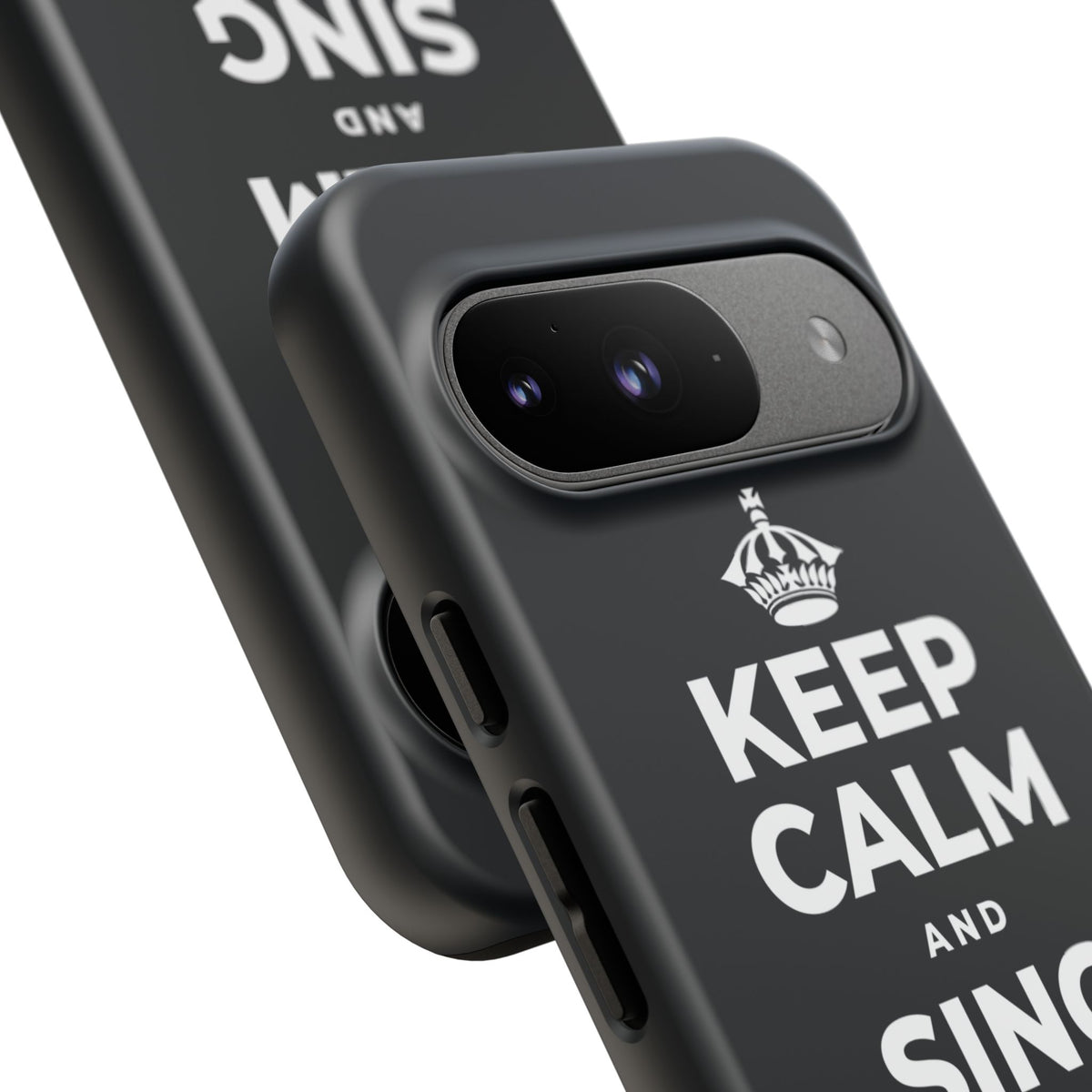KEEP CALM AND SING WHILE YOU COOK Phone Case (Dark)