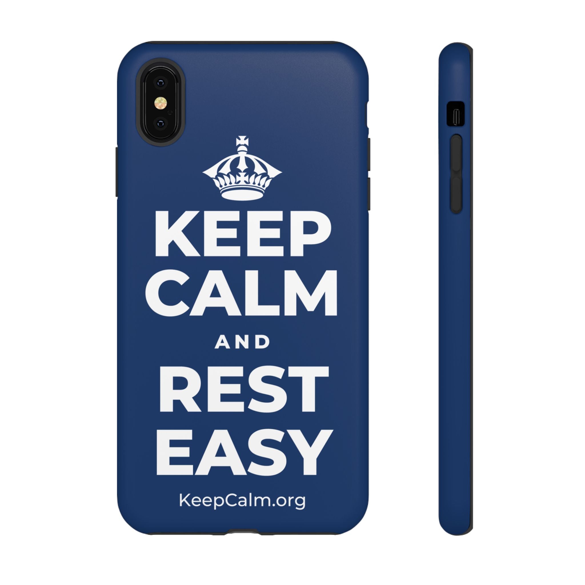 KEEP CALM AND REST EASY Phone Case