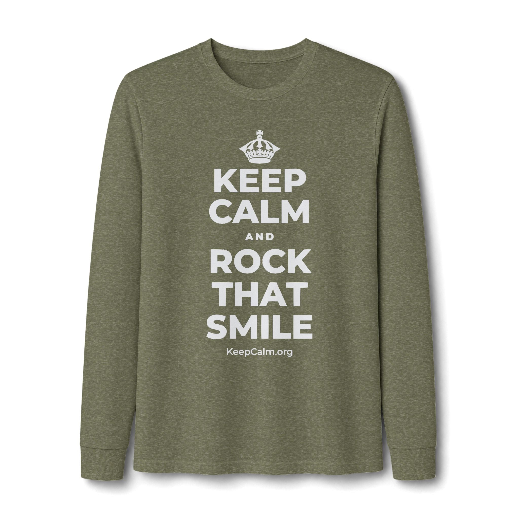 KEEP CALM AND ROCK THAT SMILE Long Sleeve Tee