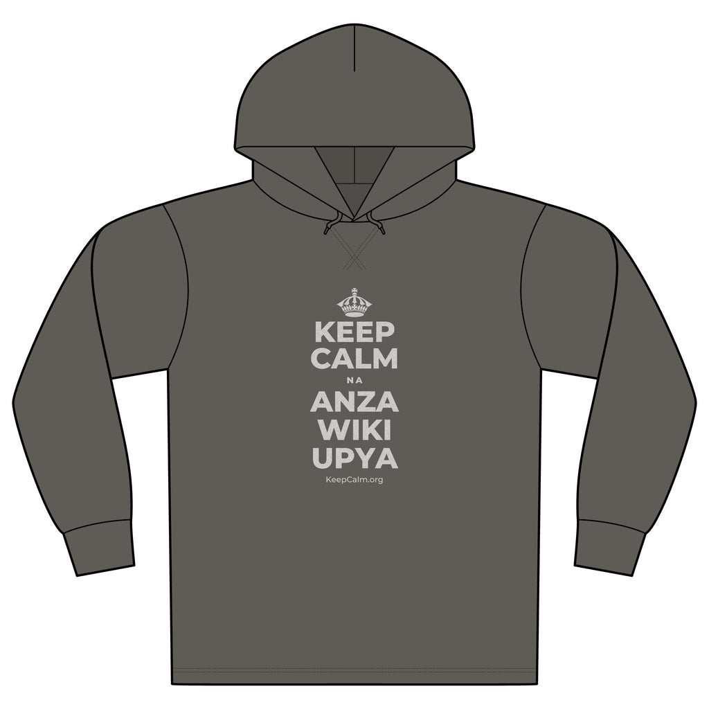 KEEP CALM NA ANZA WIKI UPYA Organic Hoodie Tee