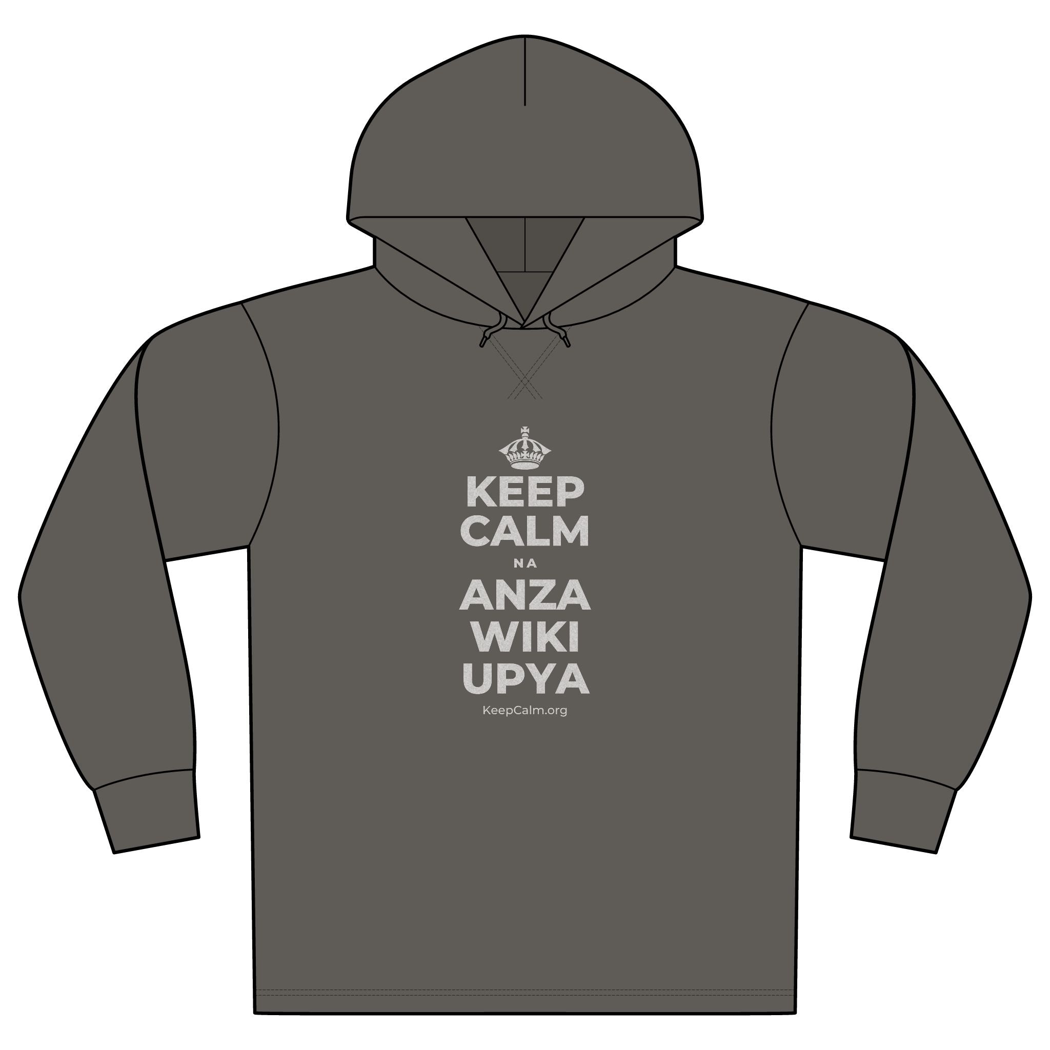 KEEP CALM NA ANZA WIKI UPYA Organic Hoodie Tee