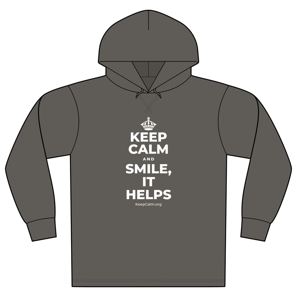 KEEP CALM AND SMILE, IT HELPS Organic Hoodie Tee