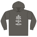 KEEP CALM AND SMILE, IT HELPS Organic Hoodie Tee