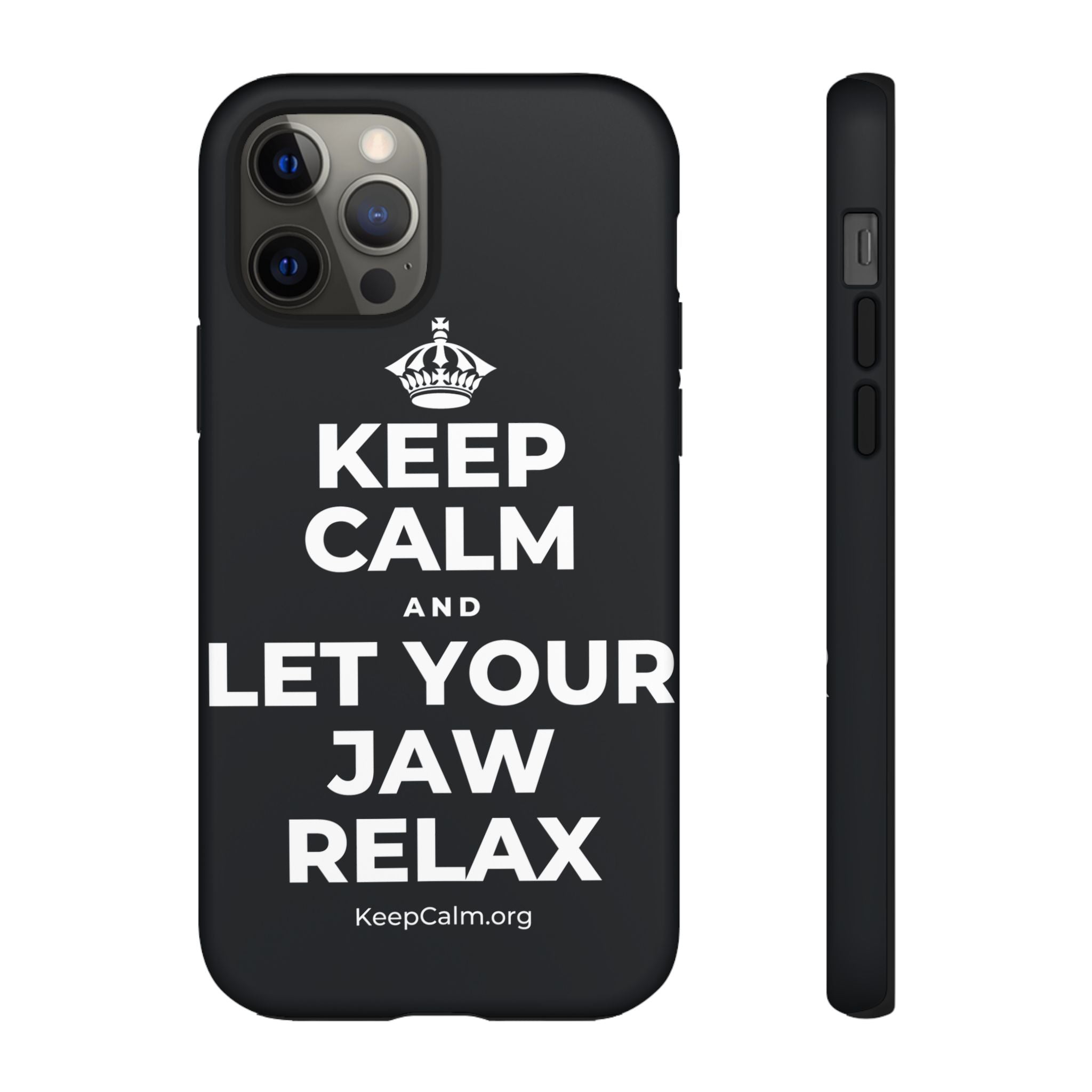 KEEP CALM AND LET YOUR JAW RELAX Phone Case (Dark)