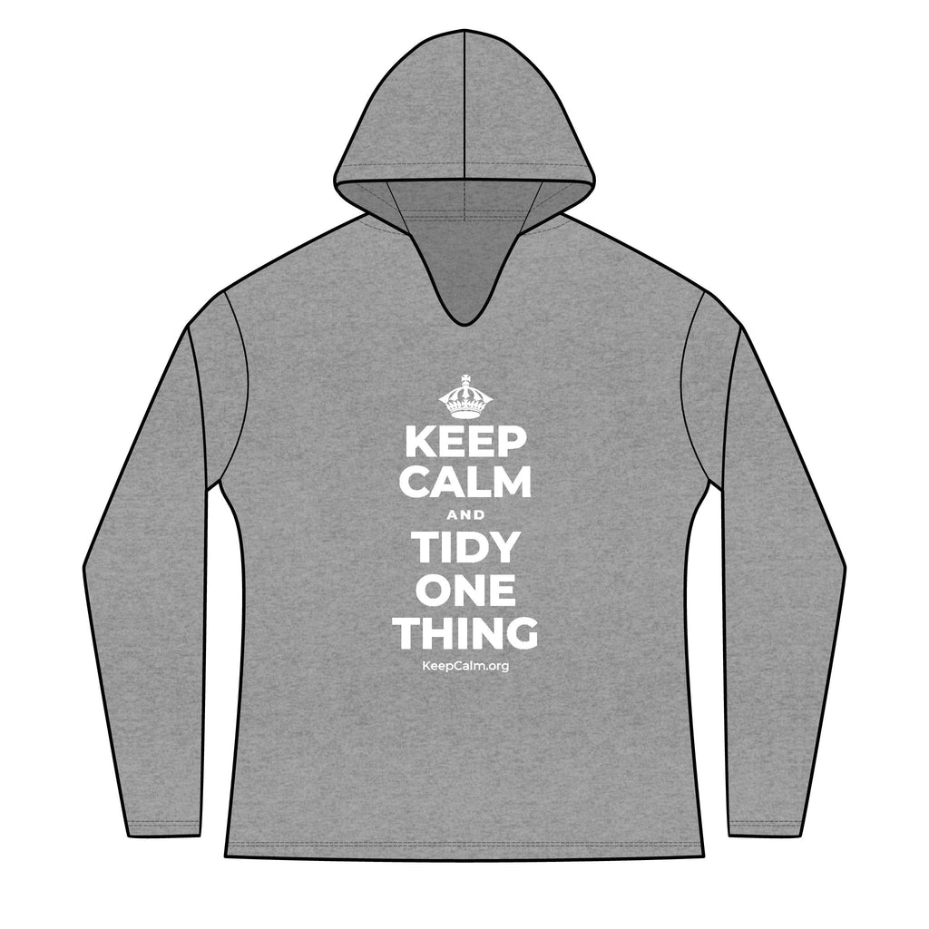 KEEP CALM AND TIDY ONE THING Women's Long Sleeve Hoodie