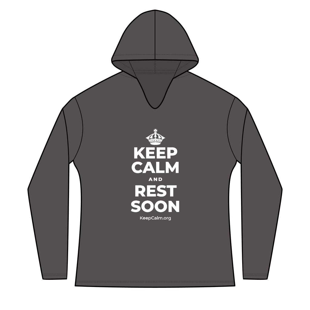 KEEP CALM AND REST SOON Women's Long Sleeve Hoodie