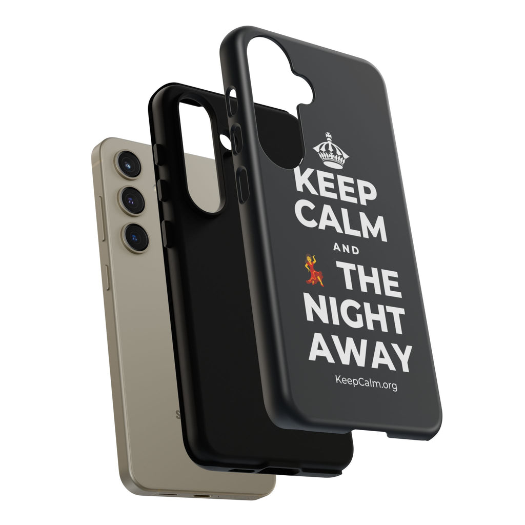 KEEP CALM AND 💃 THE NIGHT AWAY Phone Case (Dark)