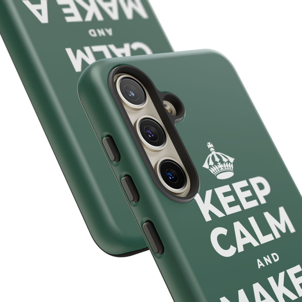 KEEP CALM AND MAKE A HAPPY MEMORY Phone Case