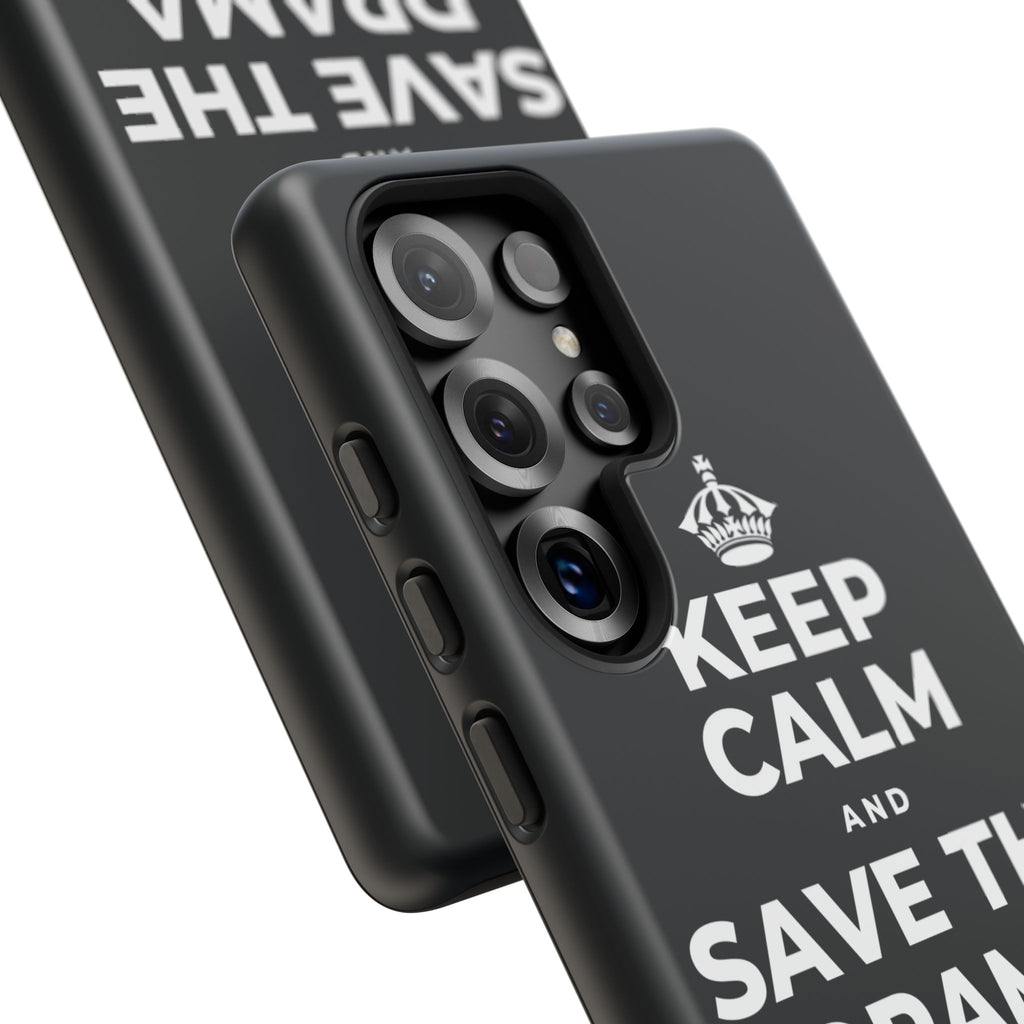 KEEP CALM AND SAVE THE DRAMA FOR YOUR 🦙 Phone Case (Dark)