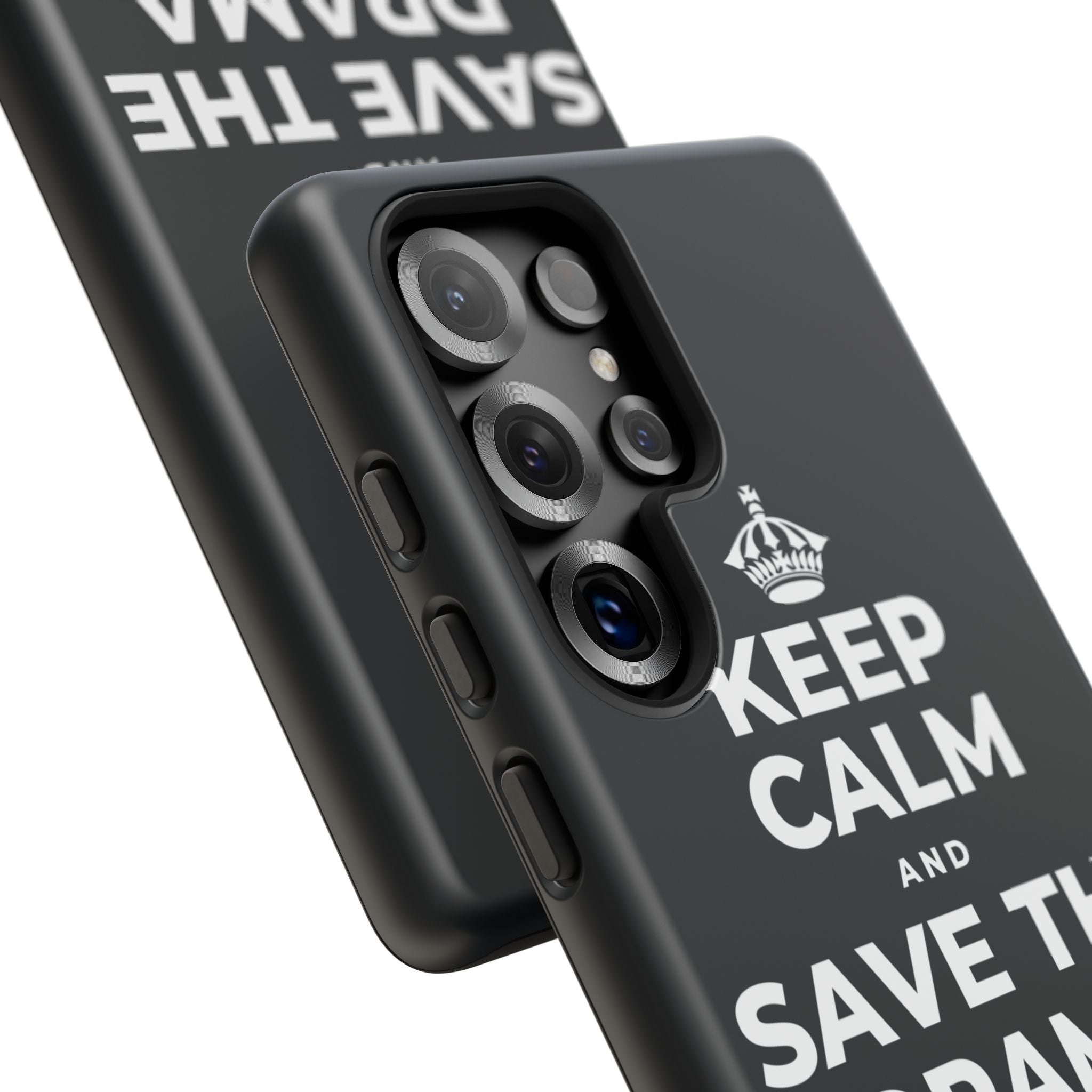 KEEP CALM AND SAVE THE DRAMA FOR YOUR 🦙 Phone Case (Dark)
