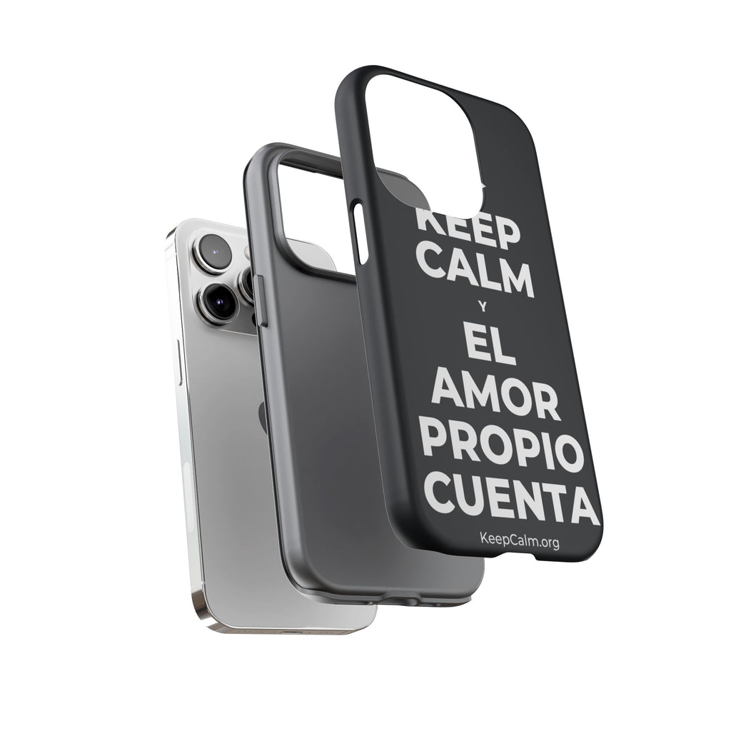 KEEP CALM Y EL AMOR PROPIO CUENTA Phone Case (Dark)