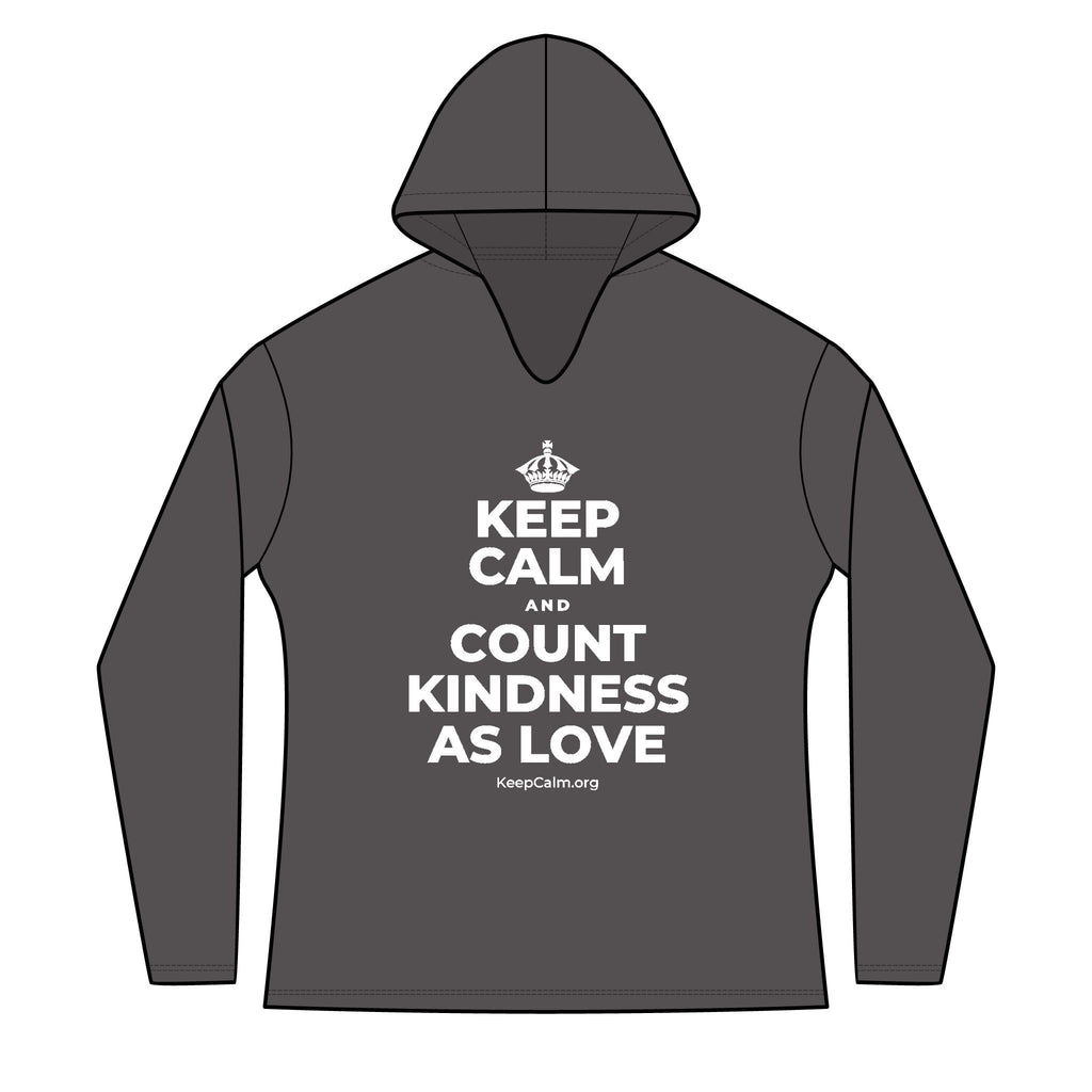 KEEP CALM AND COUNT KINDNESS AS LOVE Women's Long Sleeve Hoodie