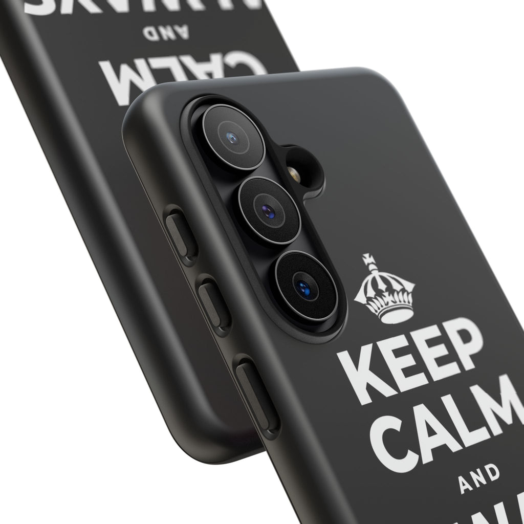 KEEP CALM AND ALWAYS BE 🦇MAN Phone Case