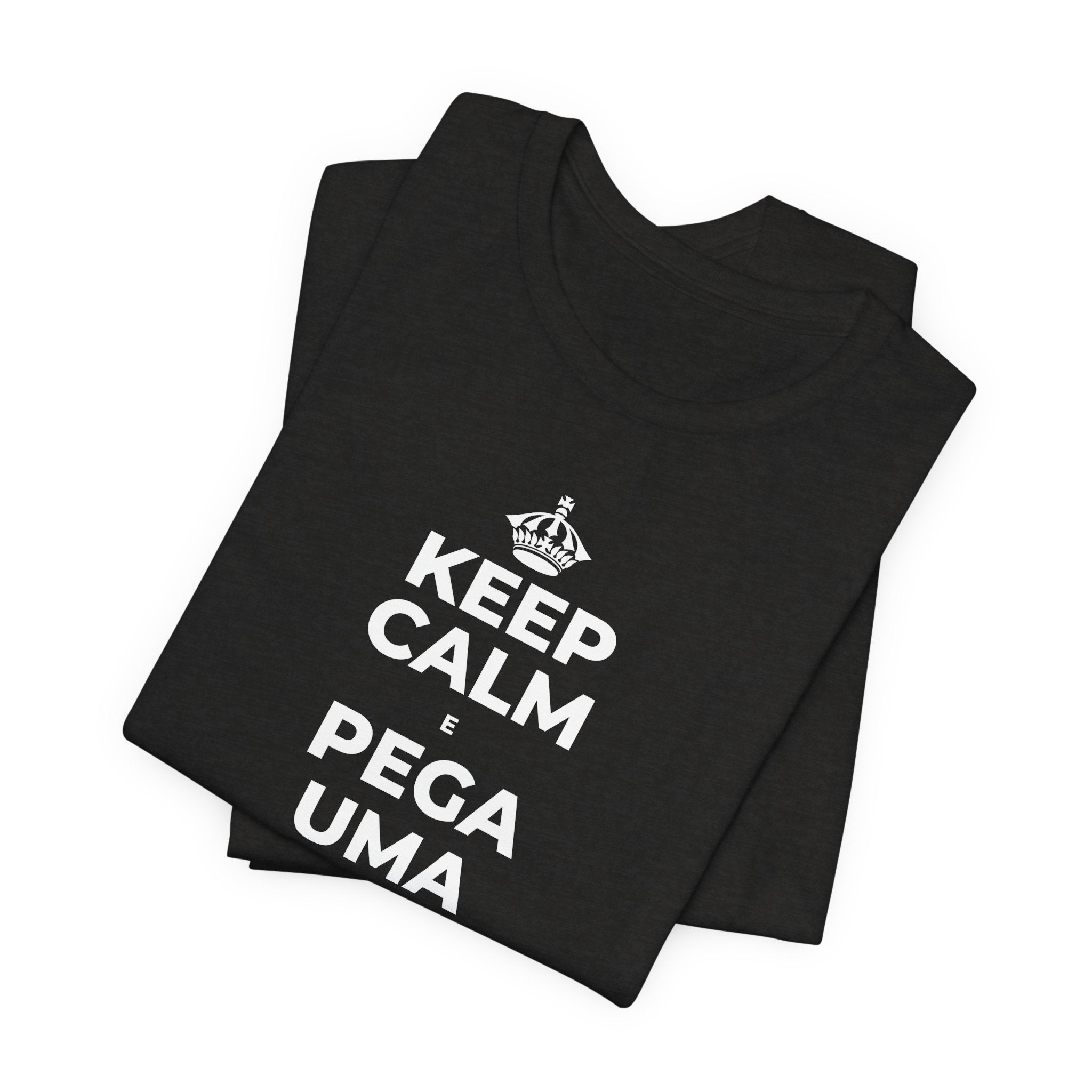 KEEP CALM E PEGA UMA AULA DE CADA VEZ T-Shirt (Soft Cream–Heather Mauve)