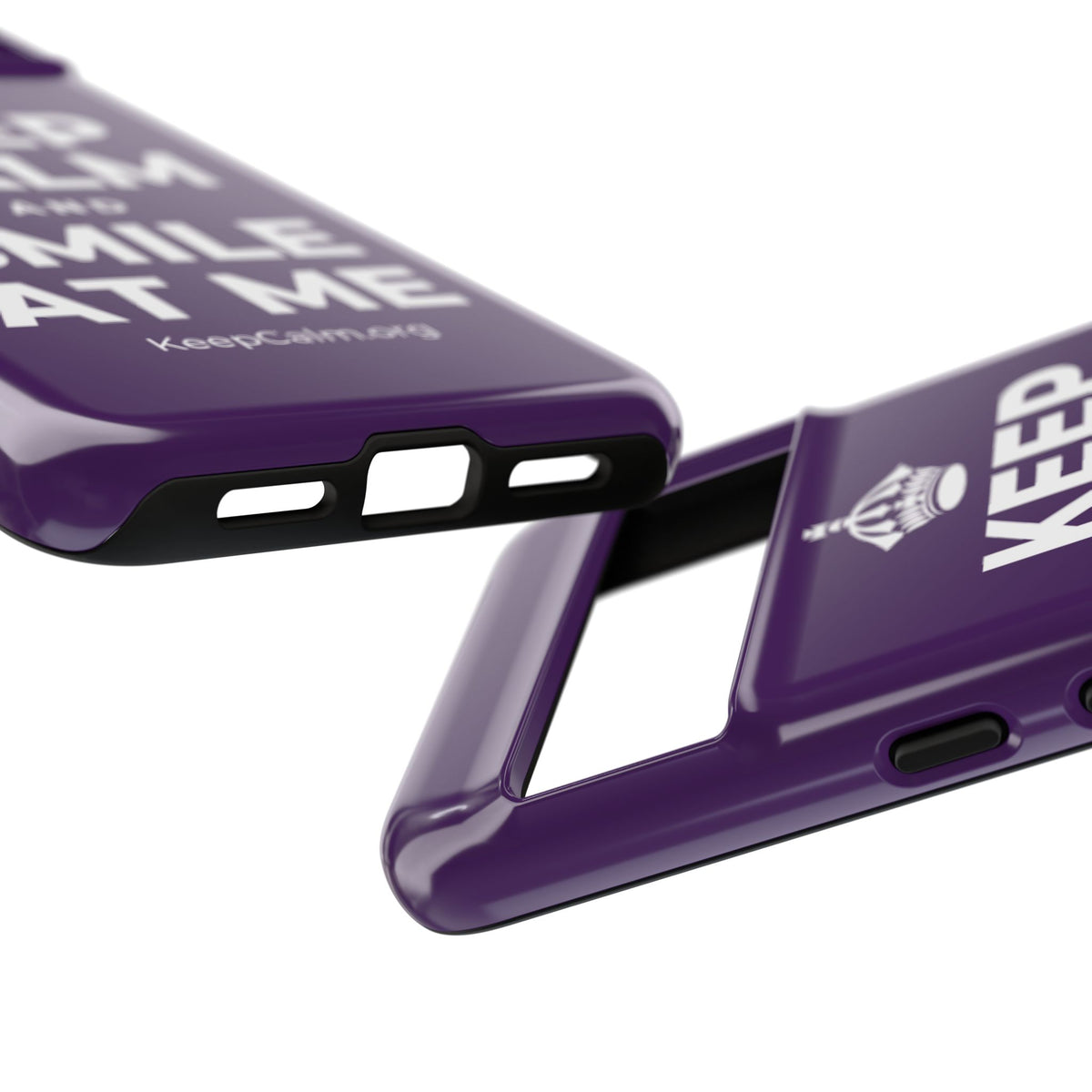 KEEP CALM AND SMILE AT ME Phone Case