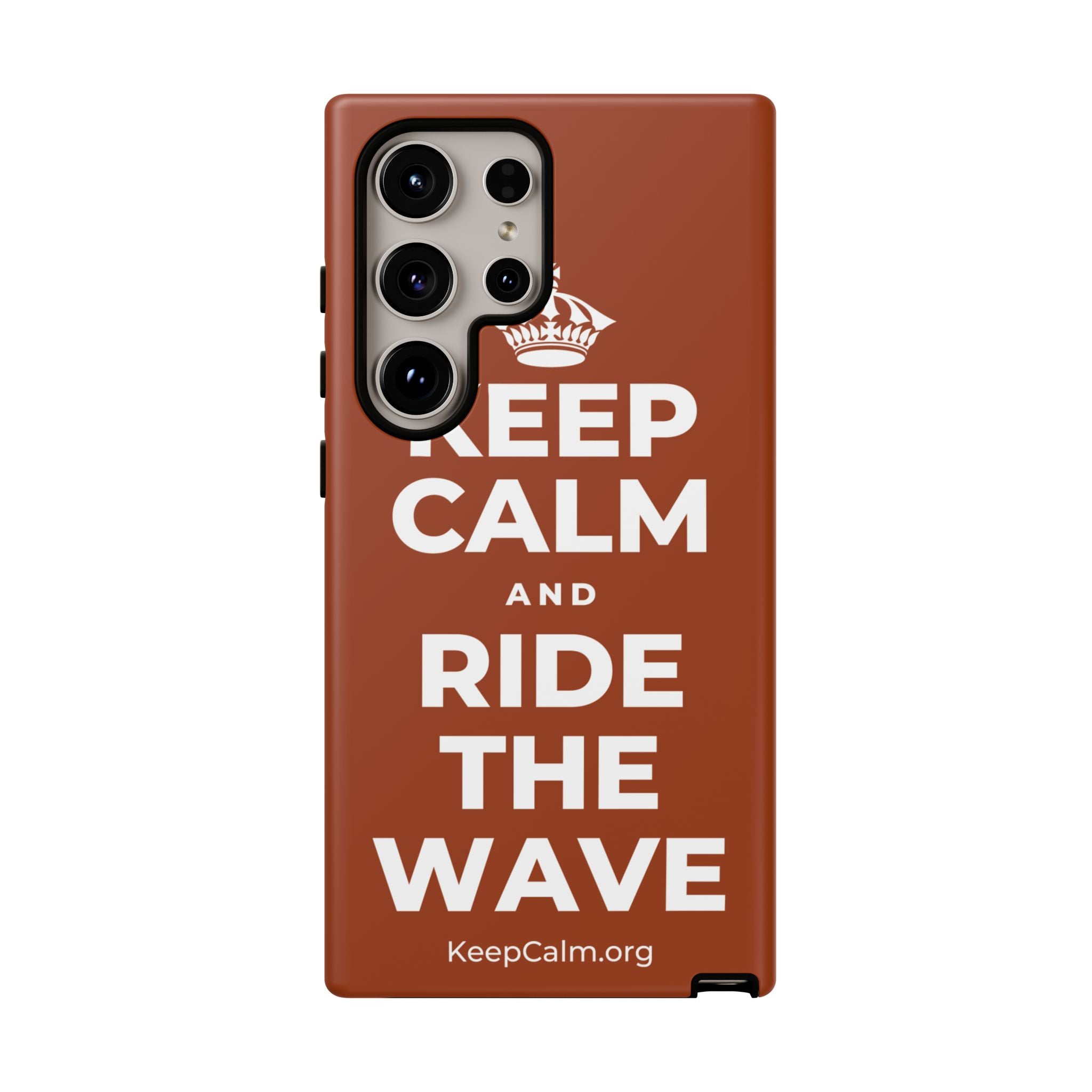 KEEP CALM AND RIDE THE WAVE Phone Case