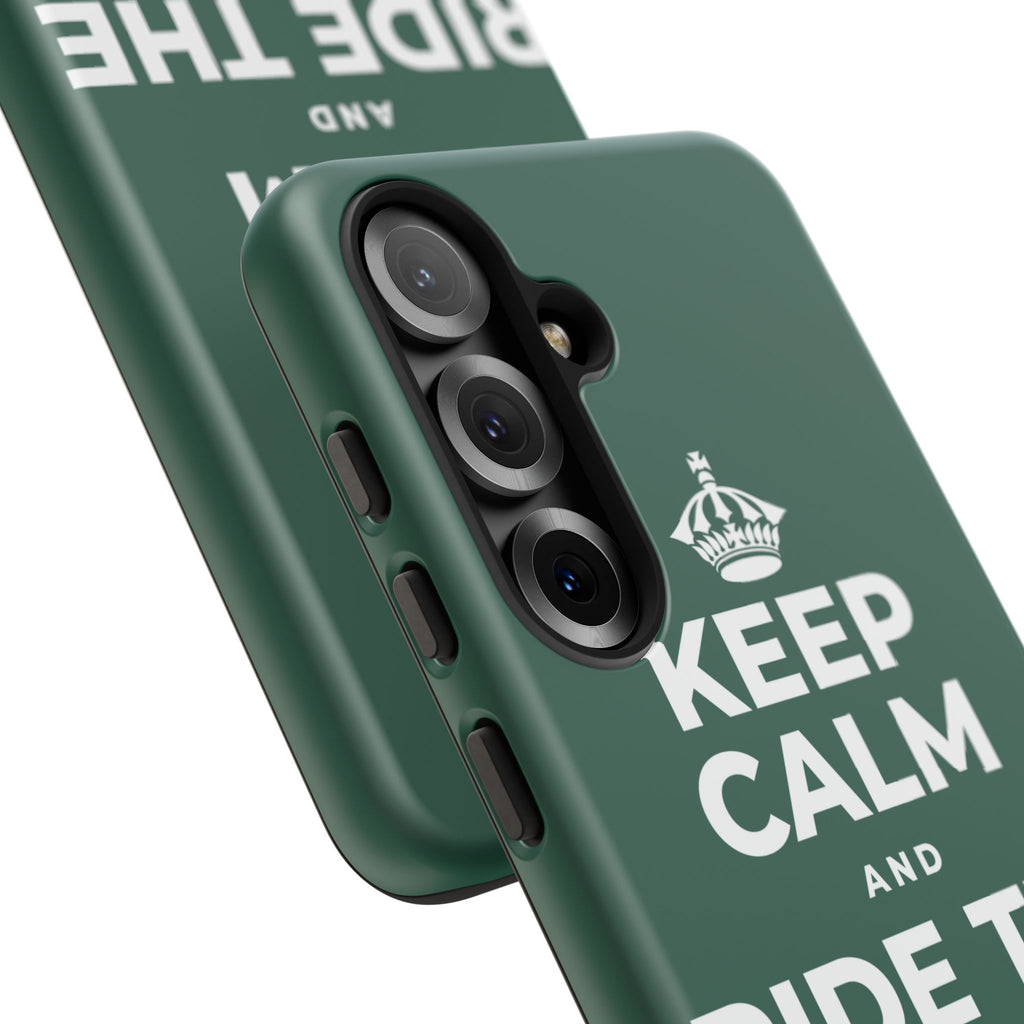 KEEP CALM AND RIDE THE GOOD WAVE Phone Case