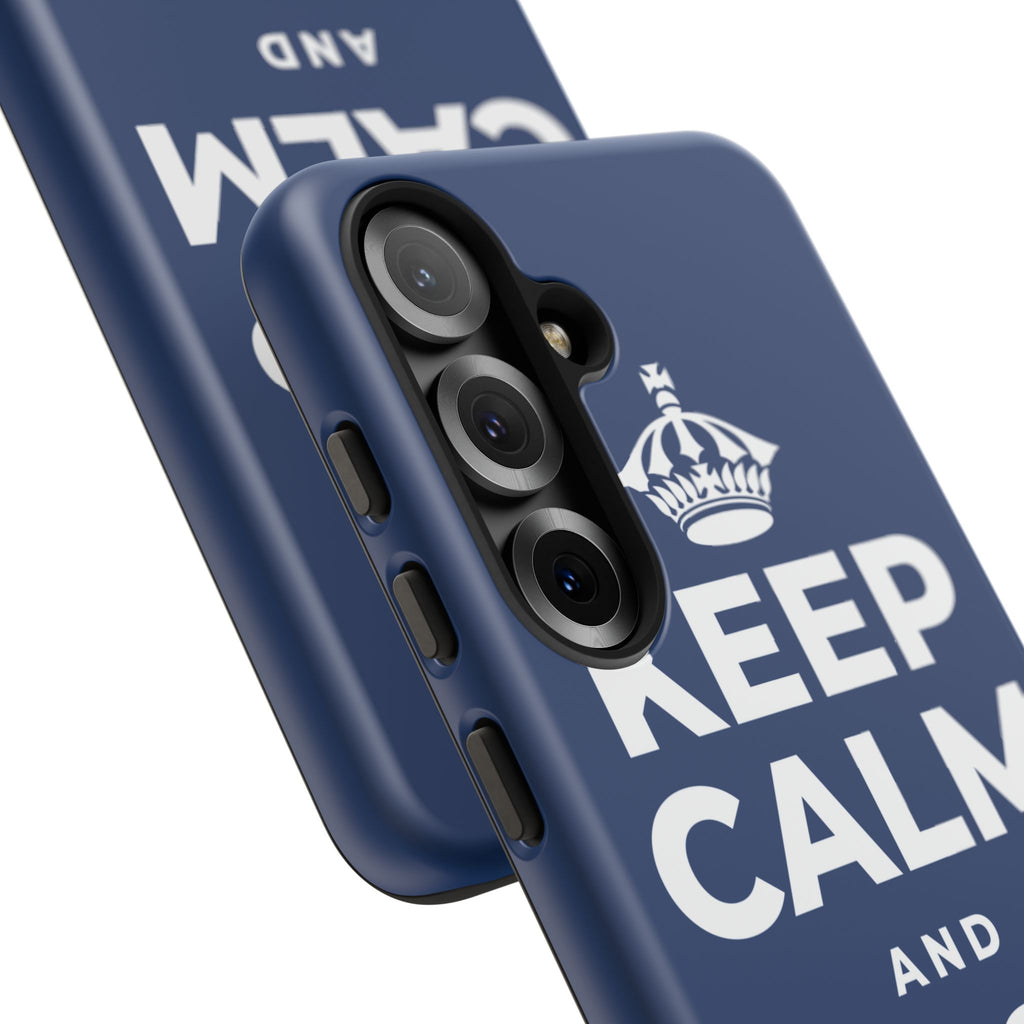 KEEP CALM AND JUST BE Phone Case