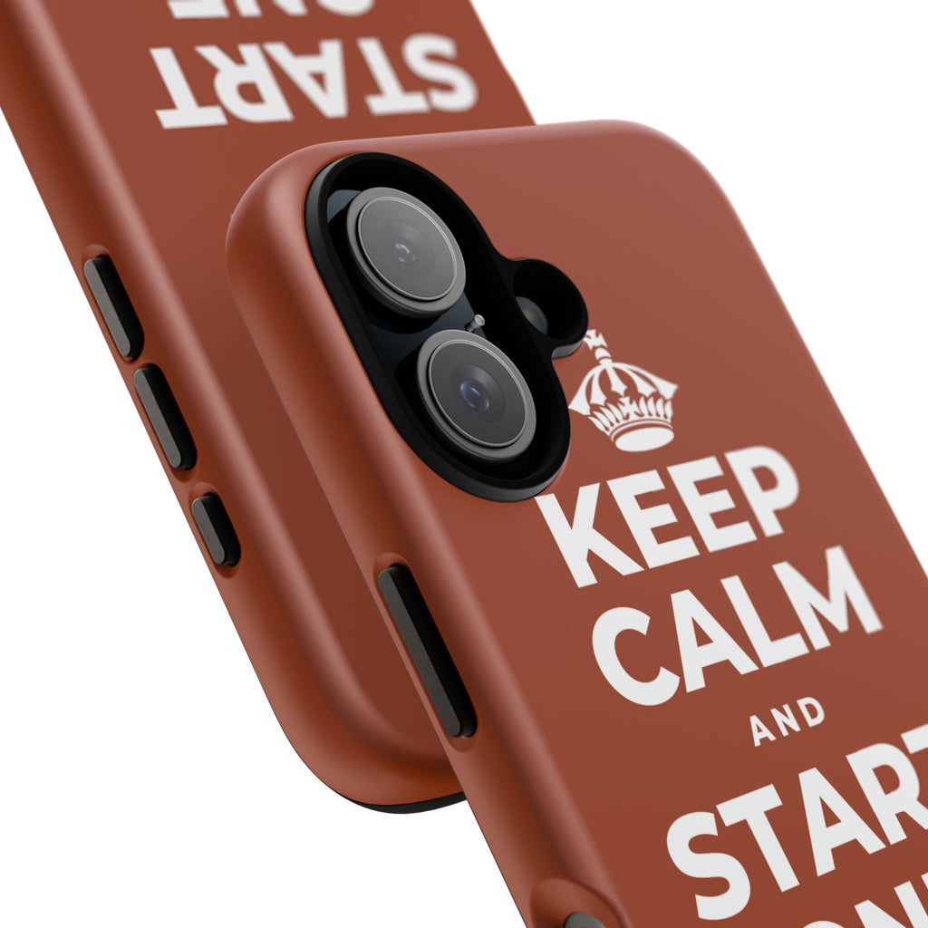 KEEP CALM AND START ONE FRESH PAGE Phone Case