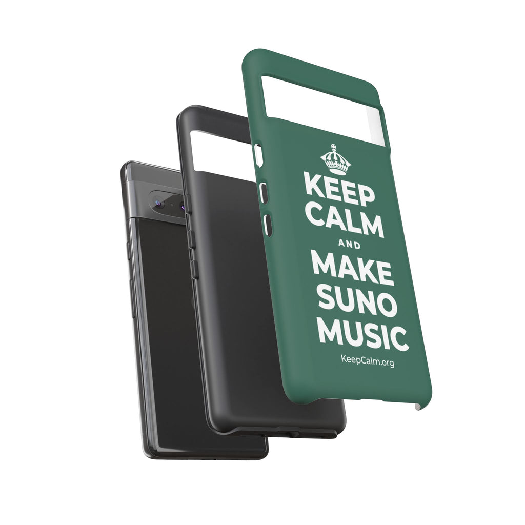 KEEP CALM AND MAKE SUNO MUSIC Phone Case
