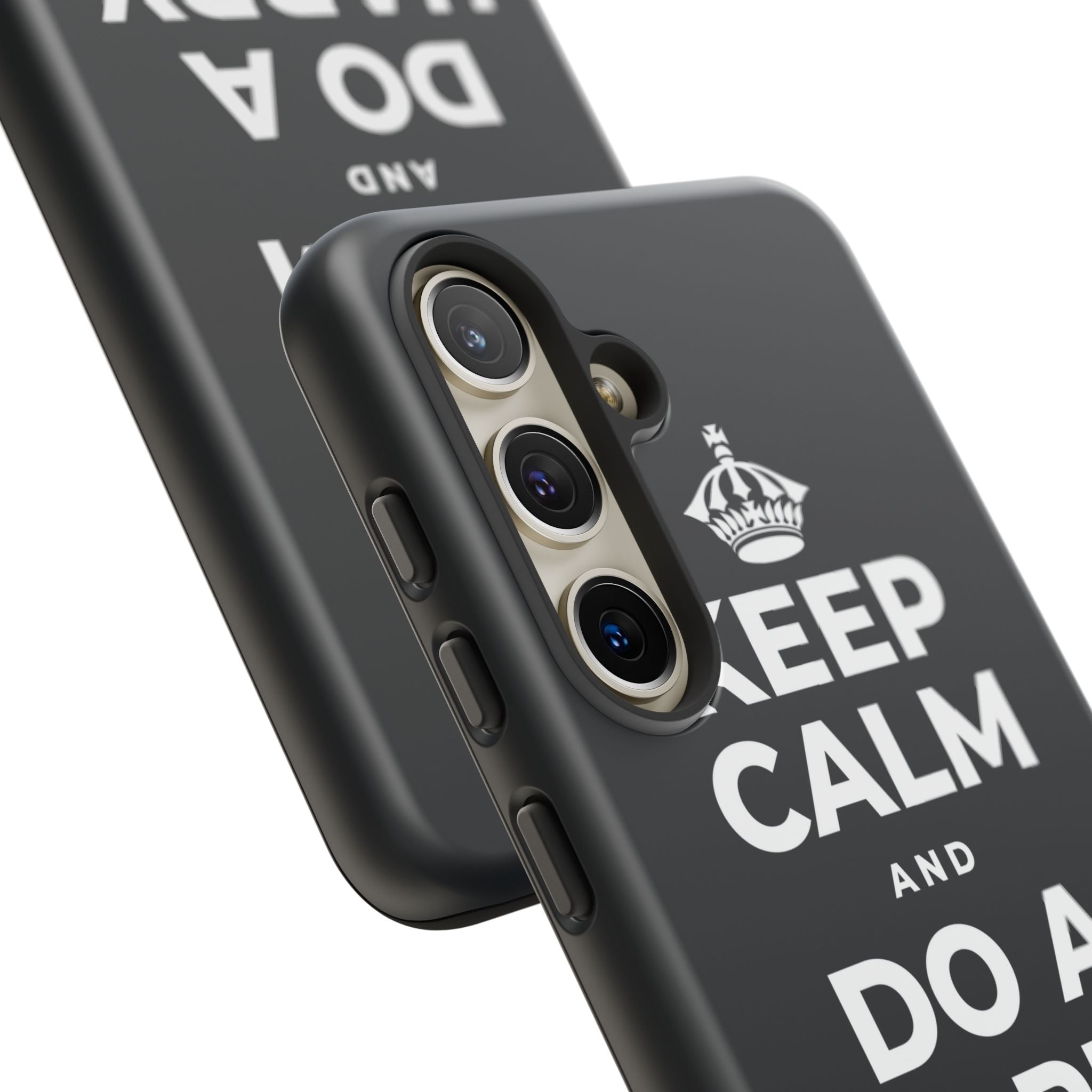 KEEP CALM AND DO A HAPPY LITTLE DANCE Phone Case (Dark)