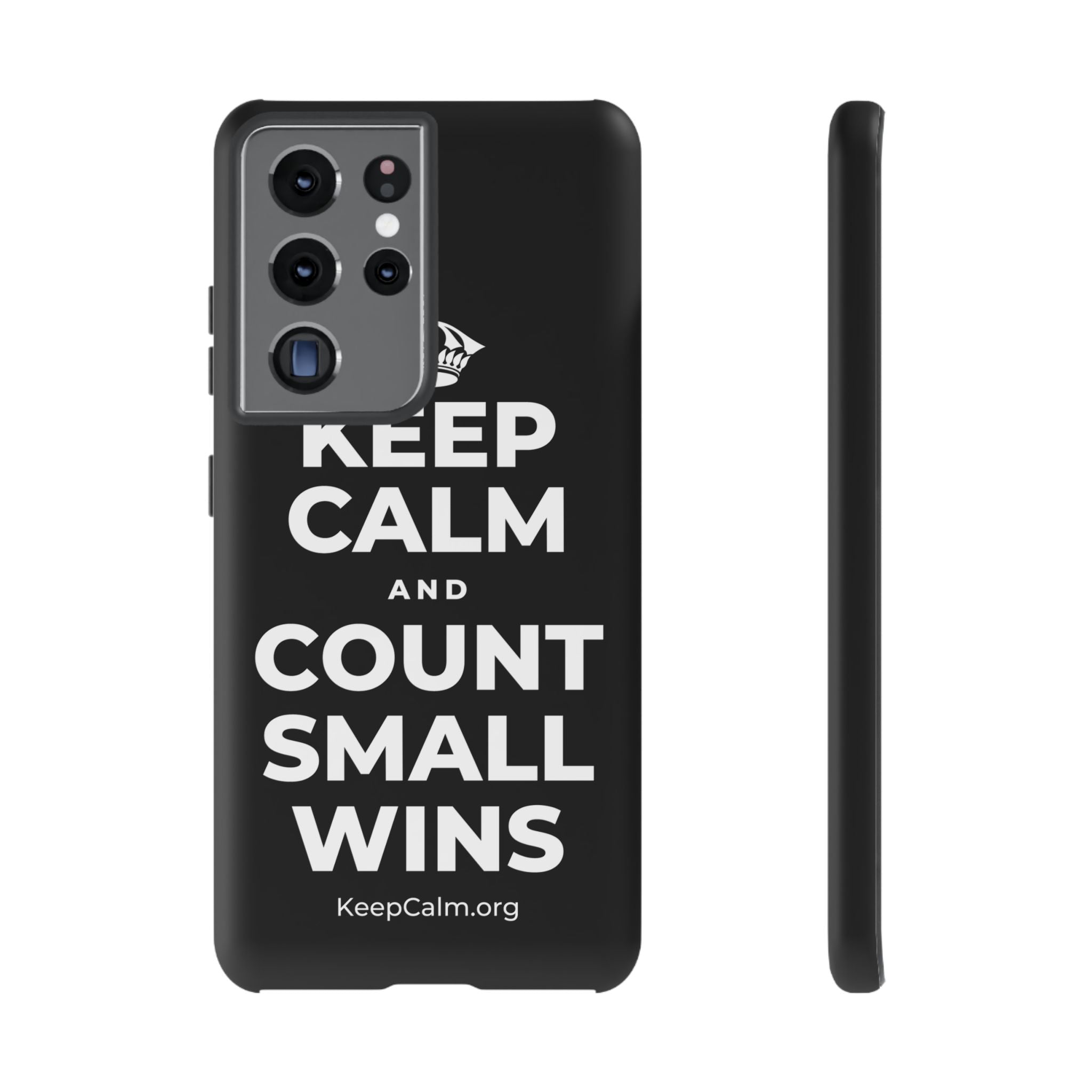 KEEP CALM AND COUNT SMALL WINS Phone Case