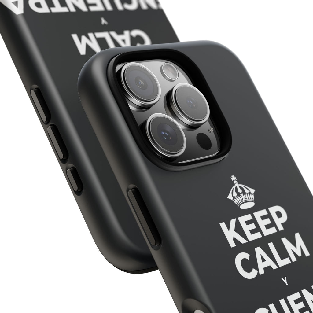 KEEP CALM Y ENCUENTRA TU CENTRO Phone Case (Dark)