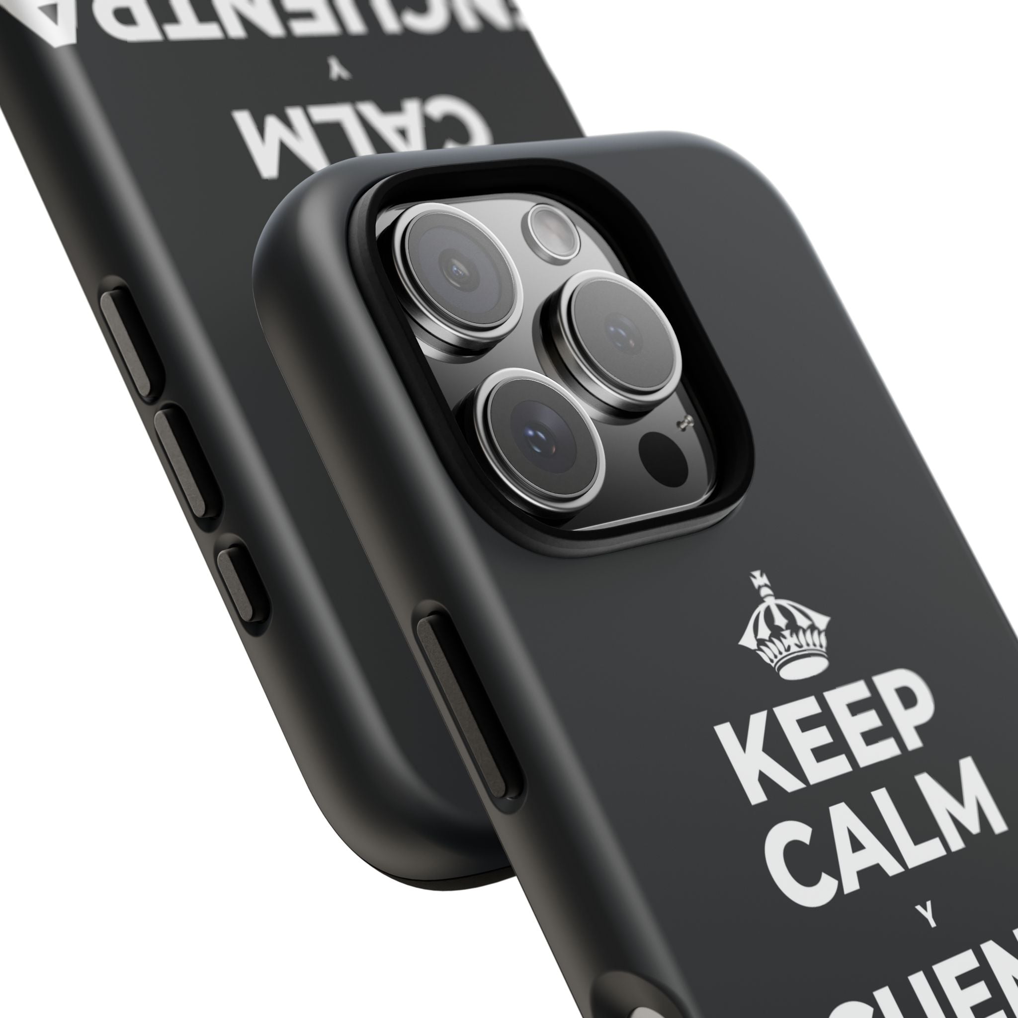 KEEP CALM Y ENCUENTRA TU CENTRO Phone Case (Dark)
