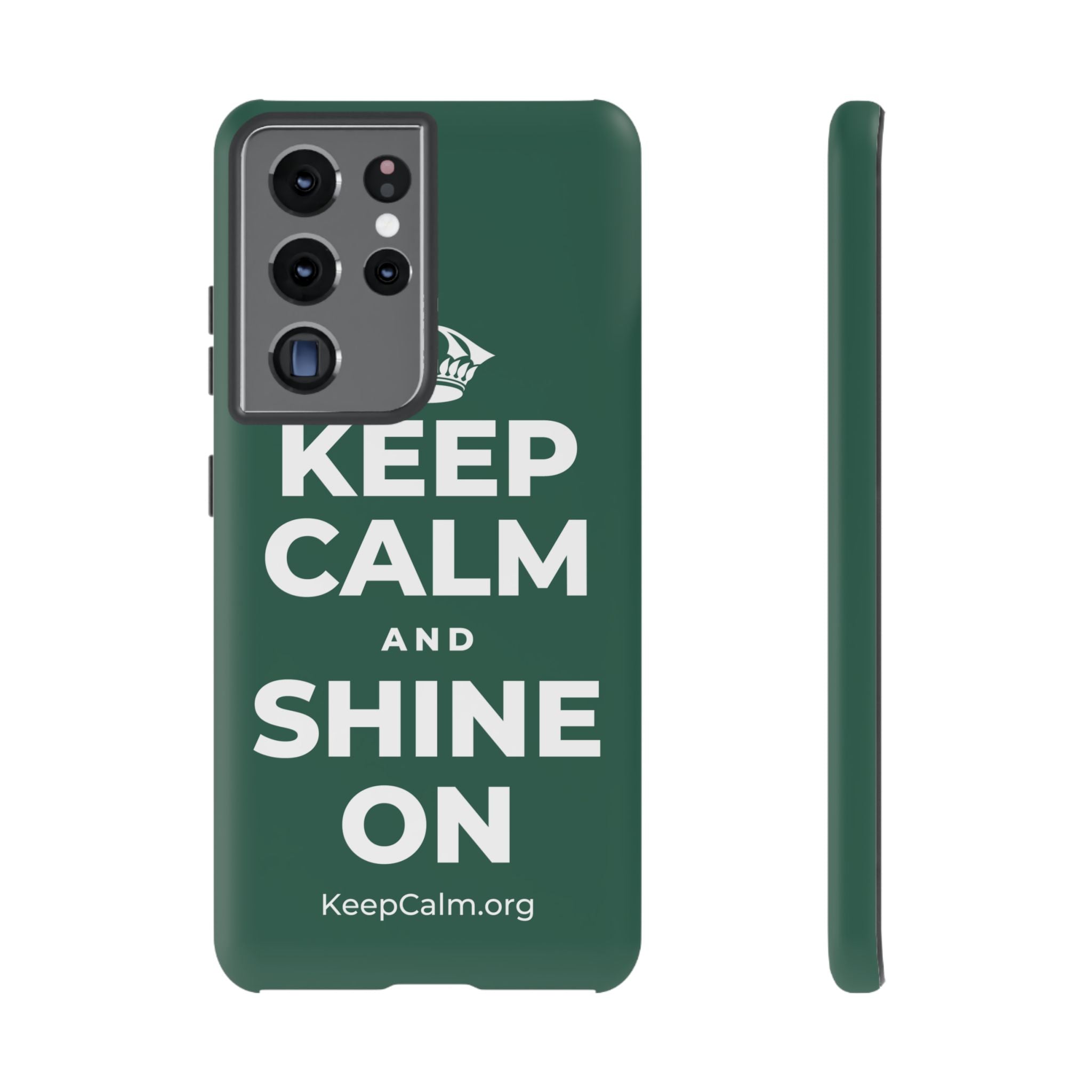 KEEP CALM AND SHINE ON Phone Case